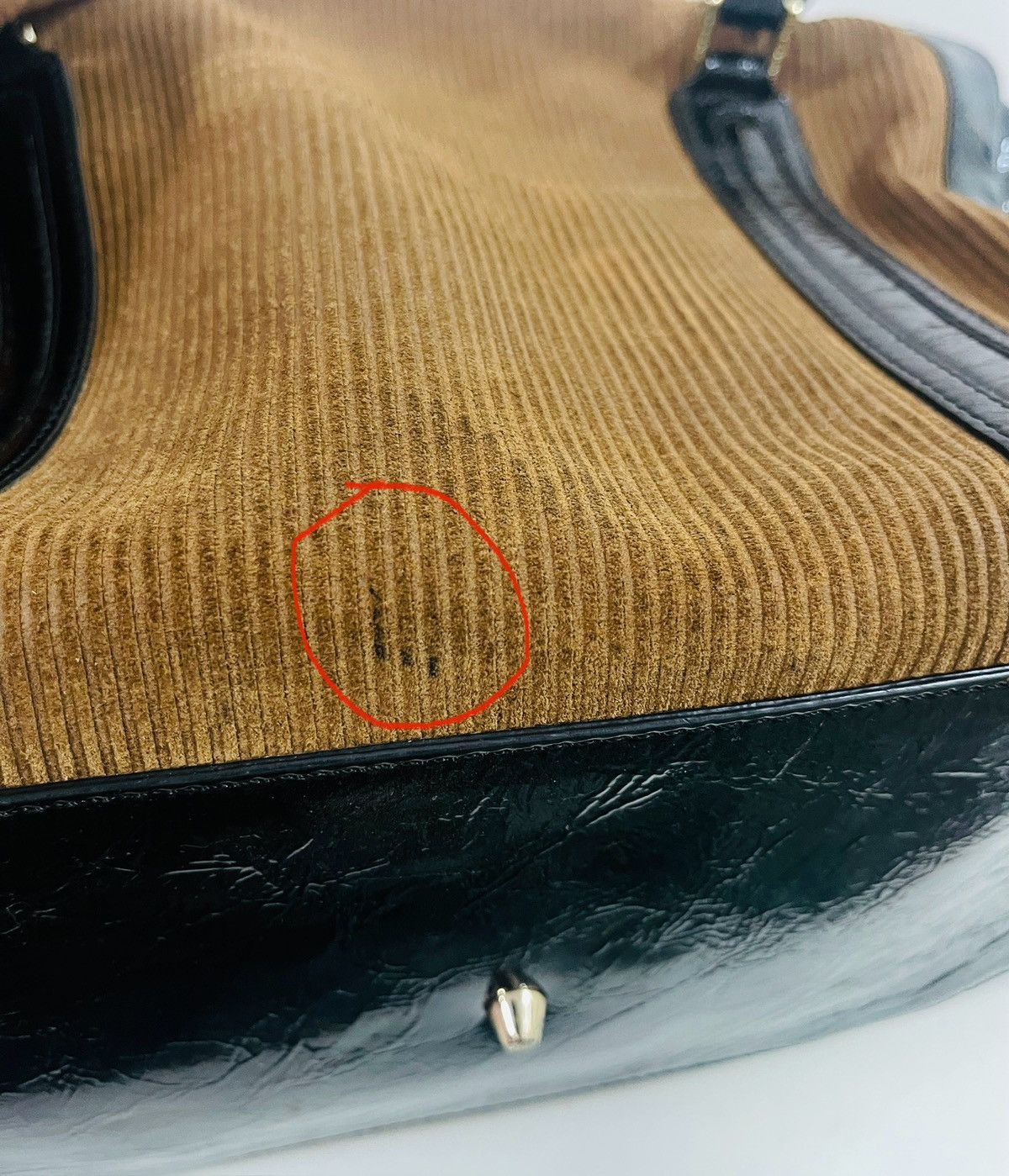 Anya Hindmarch ANYA HONDMARCH CORDUROY LEATHER BAG Size ONE SIZE - 12 Thumbnail