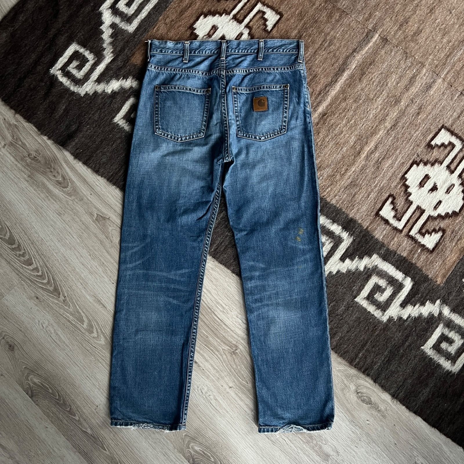Carhartt Carhartt Slim Fit Jeans Men’s Blue Denim Workwear Size 34x32 Size US 34 / EU 50 - 2 Thumbnail