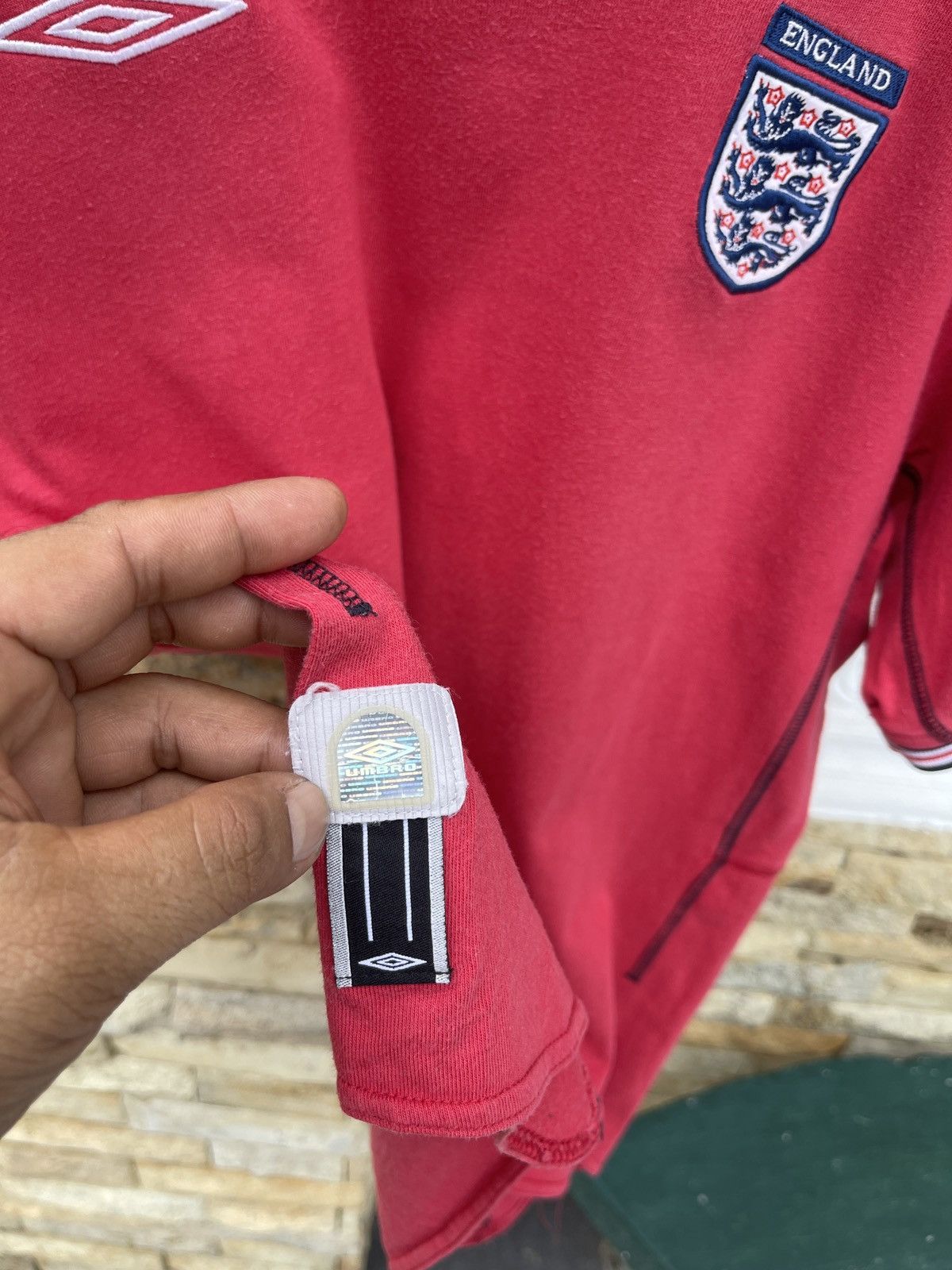 Umbro Last Drop🔥Rare🔥Vintage Y2K ENGLAND Cotton T Shirt Size US L / EU 52-54 / 3 - 4 Thumbnail