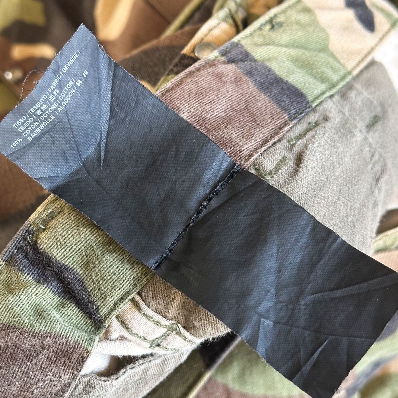 Hedi Slimane × Saint Laurent Paris SLP SS16 Studded Camo Cargo Shorts Size US 34 / EU 50 - 10 Thumbnail