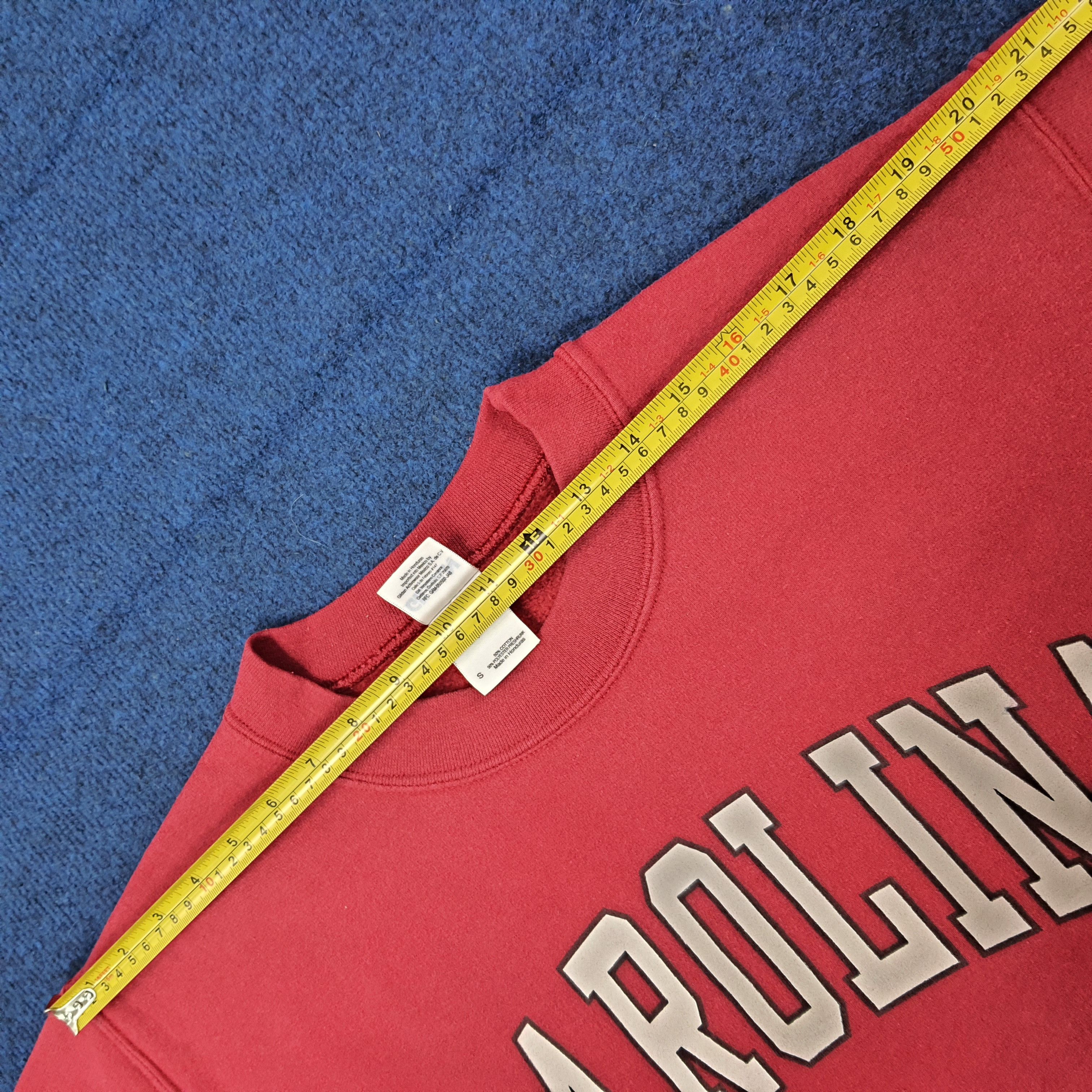 NHL Vintage Carolina NHL Team Sweatshirt C266N14 Size US S / EU 44-46 / 1 - 8 Thumbnail
