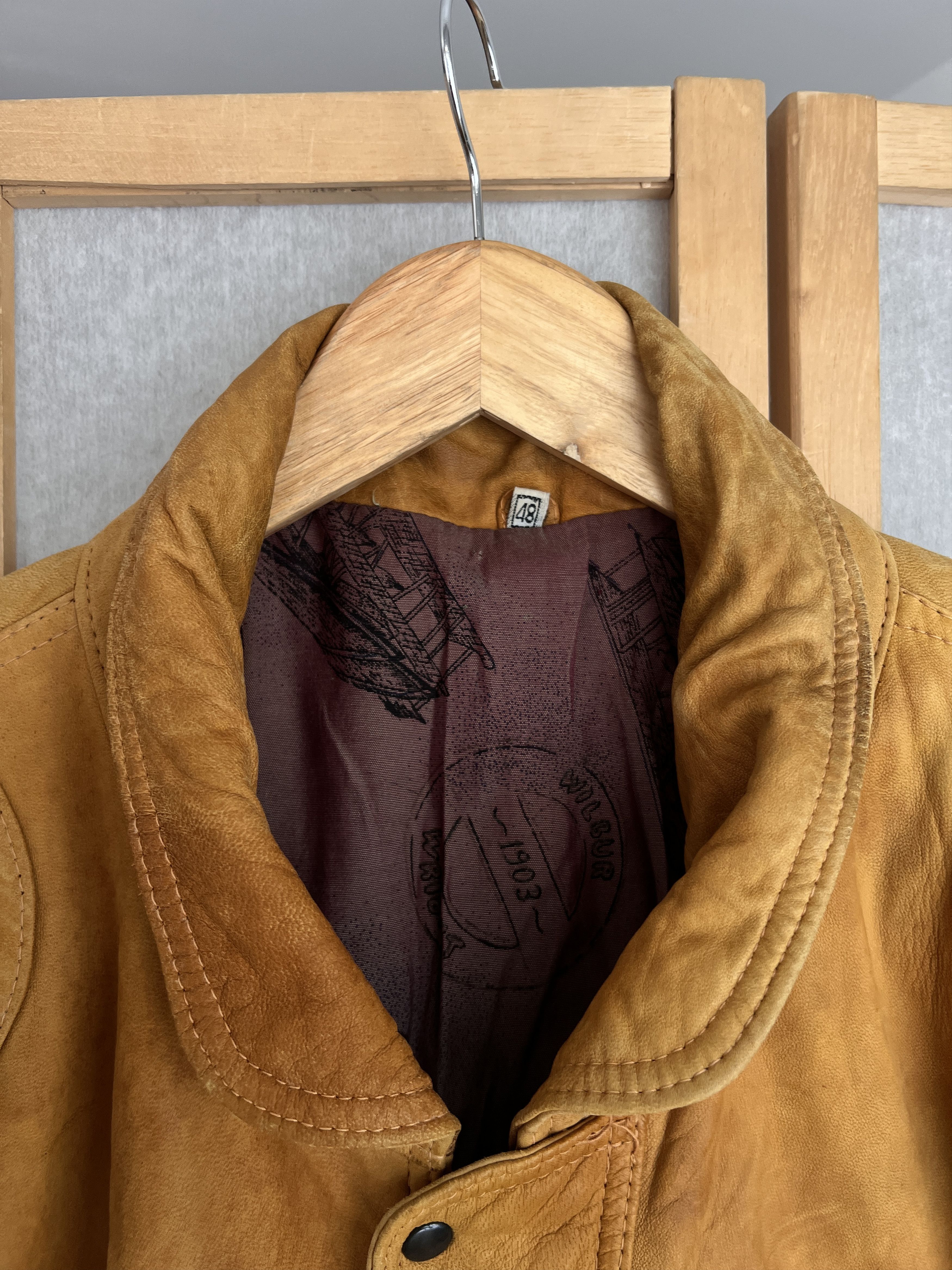 If Six Was Nine Vintage avant garde bomber leather jacket Vetements LGB vibe Size US M / EU 48-50 / 2 - 12 Thumbnail