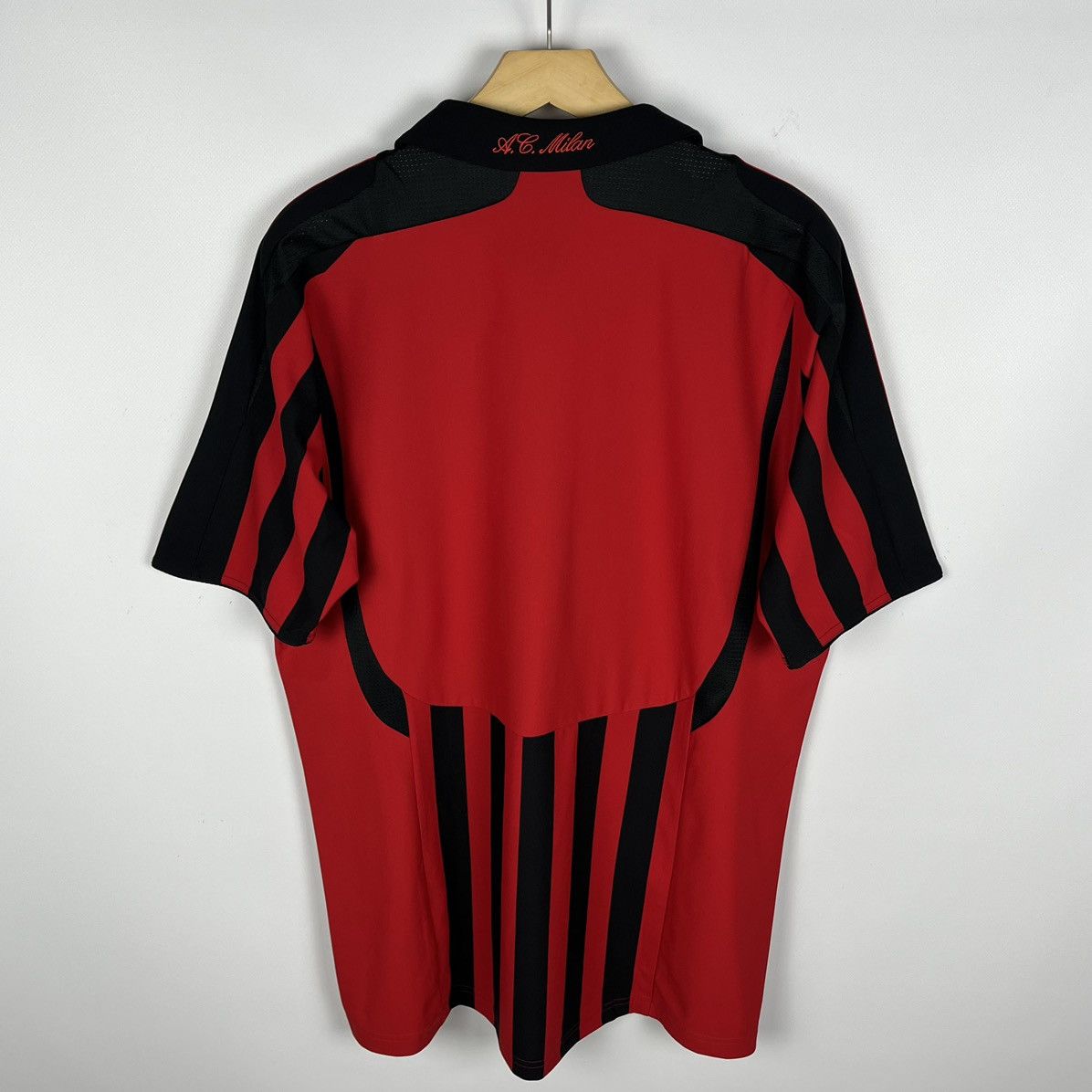 Adidas Vintage Adidas AC Milan BWIN Soccer Jersey Shirt 07/08 Size US L / EU 52-54 / 3 - 12 Thumbnail