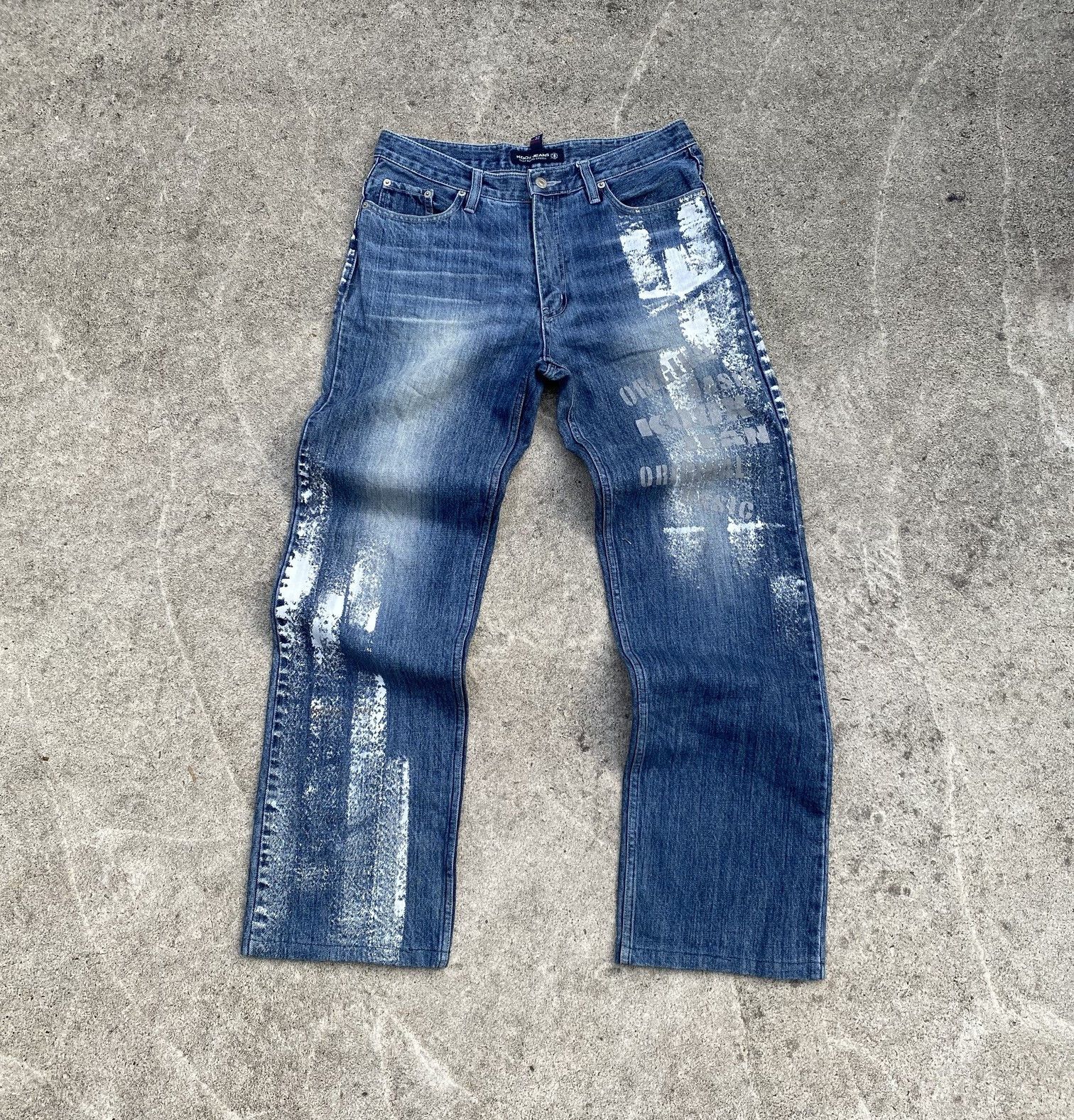 20471120 × 5351 POUR LES HOMMES Koox Jean painter straight cut japanese brand style W32x31 Size US 32 / EU 48 - 1 Thumbnail