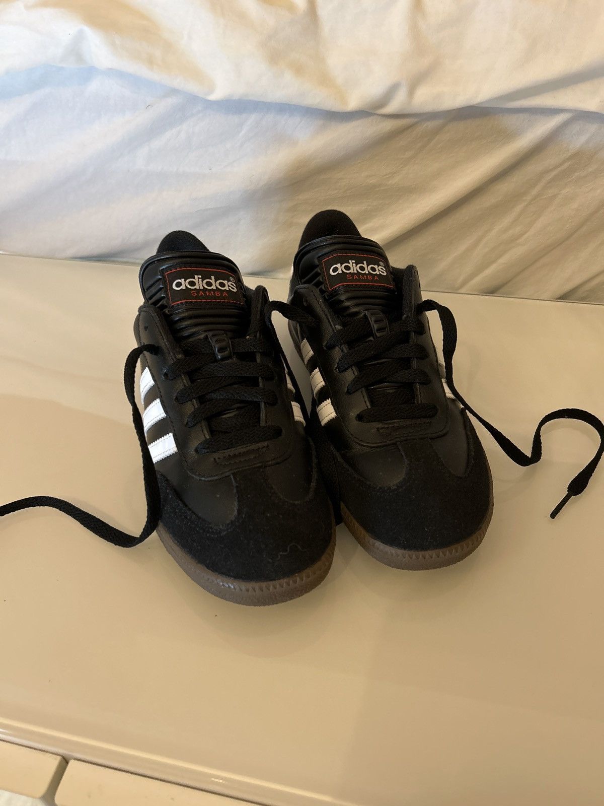 Adidas Black & White Classic Adidas Samba Size US 5 / EU 37 - 3 Thumbnail