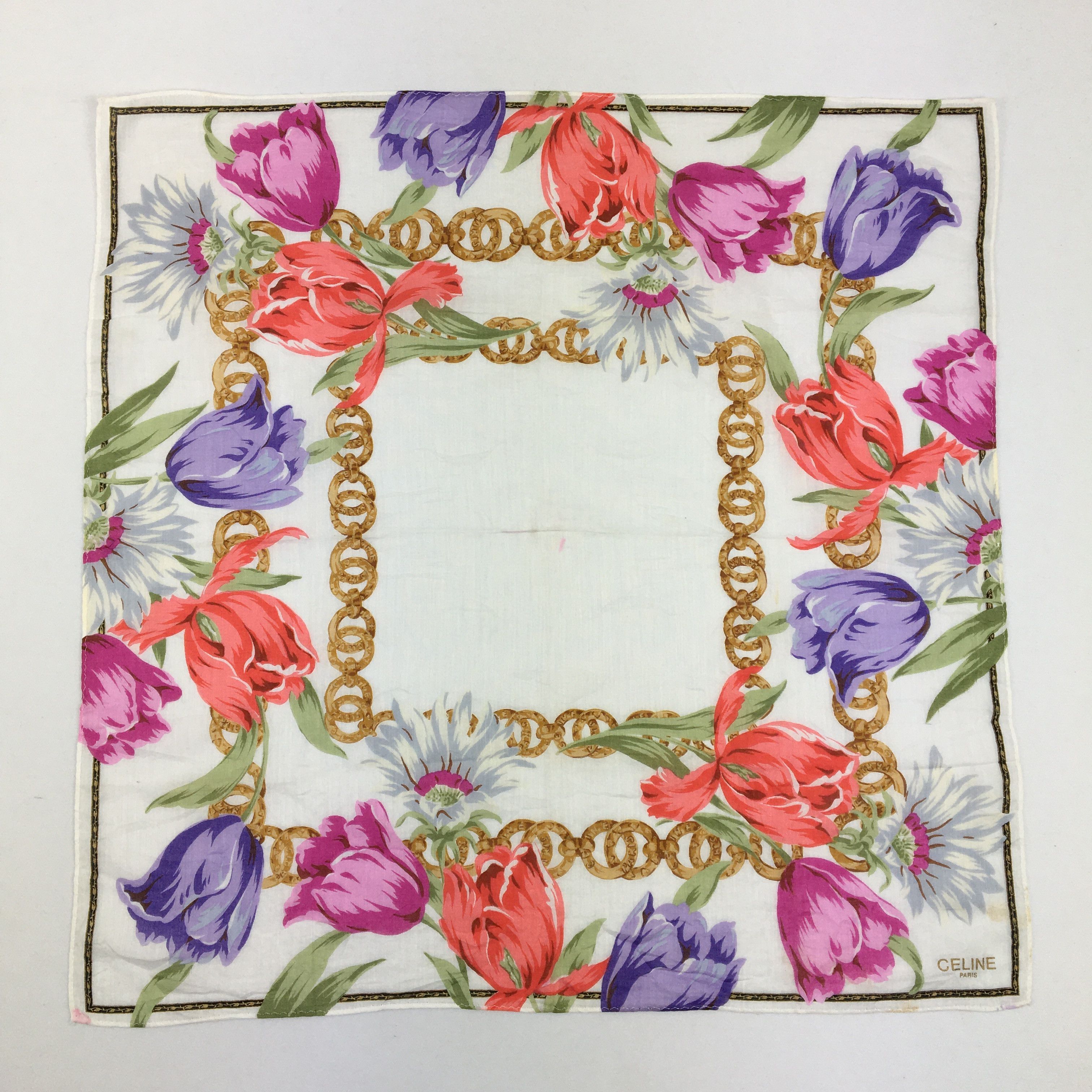 Celine Celine Handkerchief Neckerchief Bandana - AC73010 Size ONE SIZE - 1 Thumbnail