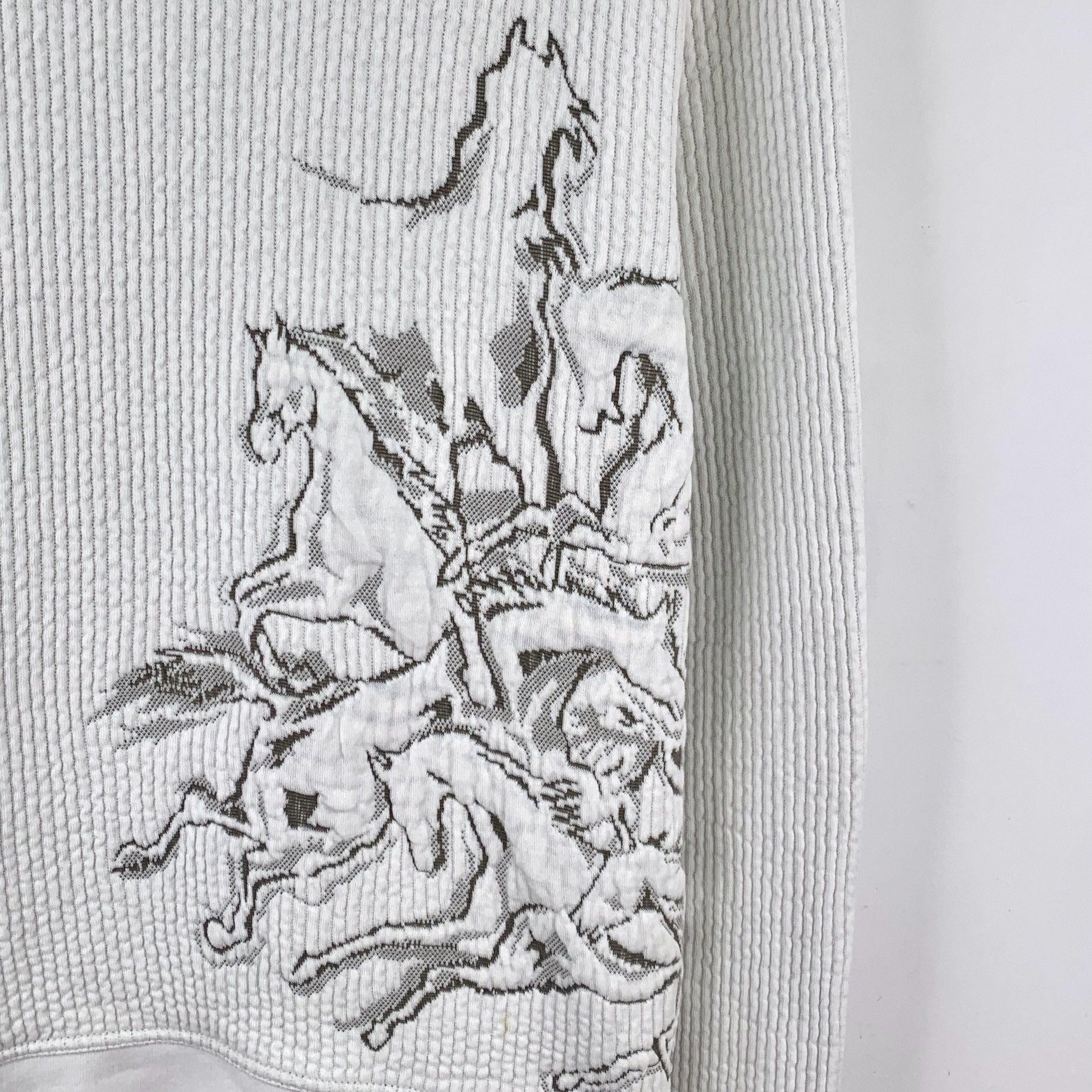 Hermes Hermes Horse Motif Sweatshirt White (M) Size US M / EU 48-50 / 2 - 4 Thumbnail