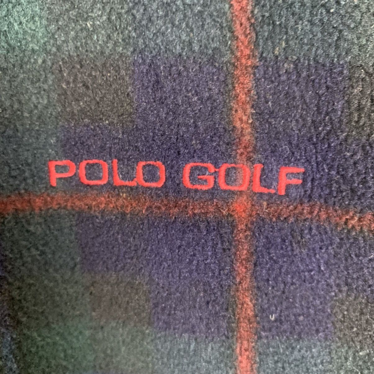 Designer × Polo Ralph Lauren × Vintage Vintage Ralph Lauren Polo Golf Half Zip Fleece Jacket Size US L / EU 52-54 / 3 - 9 Thumbnail