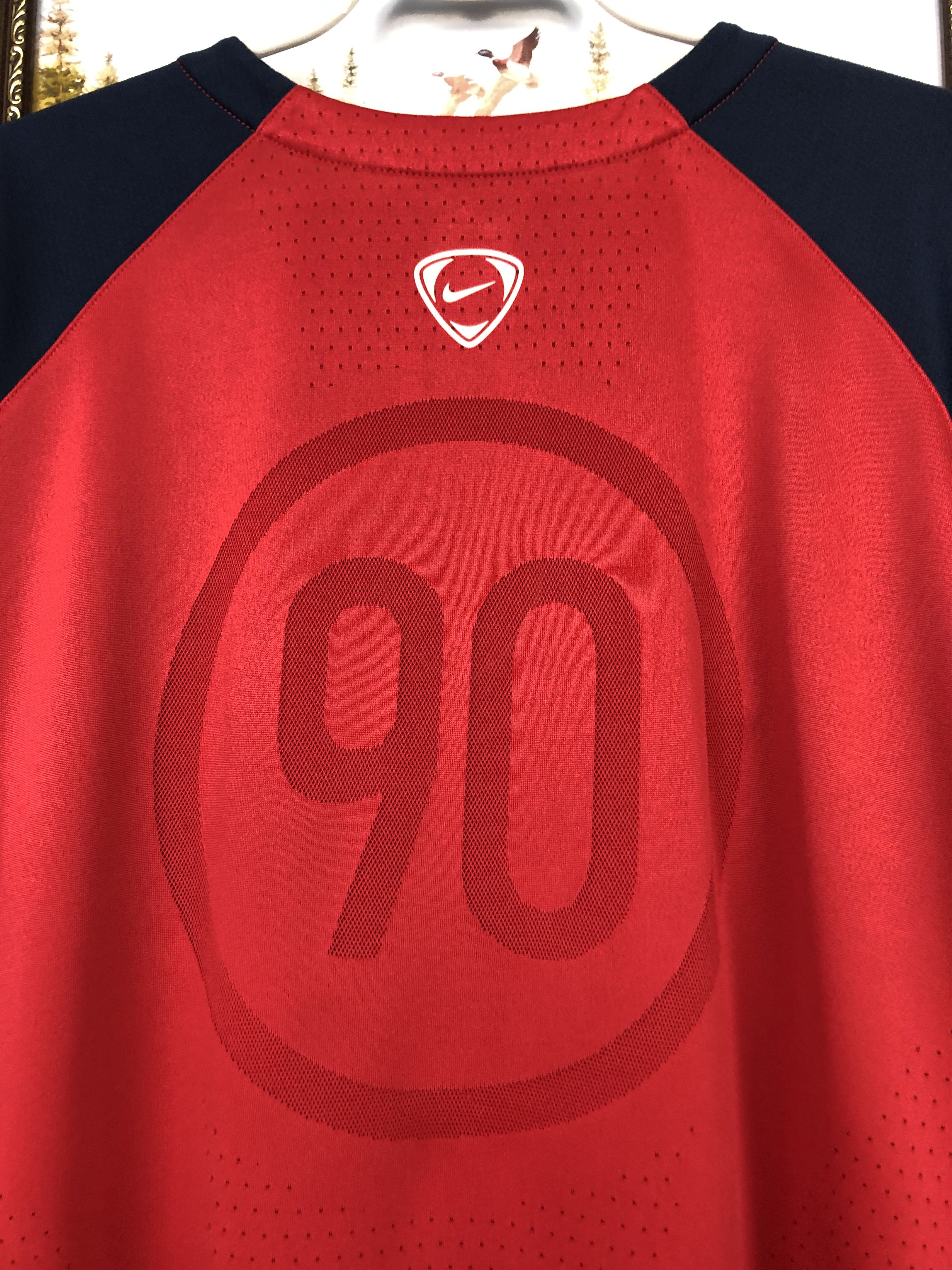 Nike Vintage Nike Arsenal o2 Football Shirt Soccer Train Tee Hype Size US XXL / EU 58 / 5 - 16 Thumbnail
