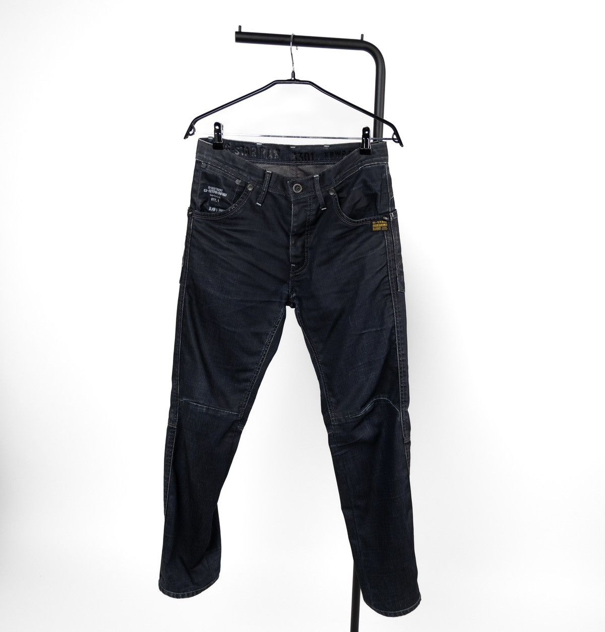 G-Star G-Star Raw 3301 Jack Pant Jeans Dark Blue Straight Button Size US 29 - 1 Thumbnail