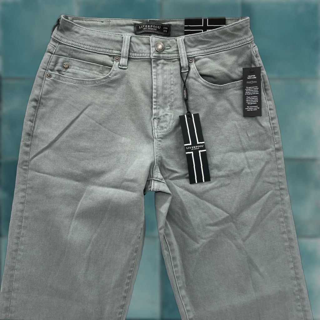 Vintage Liverpool Regent Relaxed Straight 5 Pocket Pants Mens 28x30 Gray Stretch Chino Size US 28 / EU 44 - 1 Thumbnail