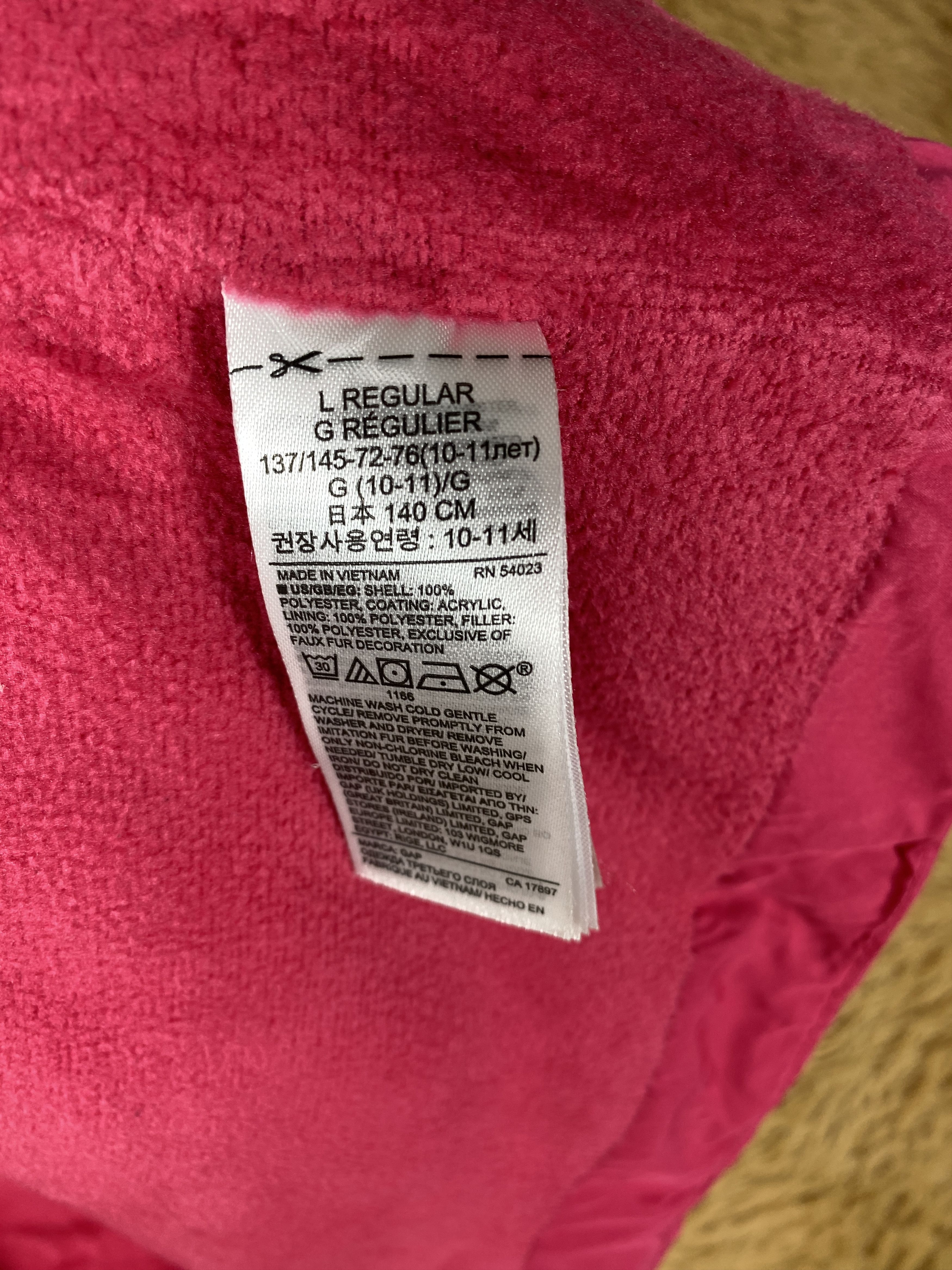 Gap Vintage Gap Kids Puffer Fleece Lining Hoodie Jacket Size S / US 4 / IT 40 - 8 Thumbnail