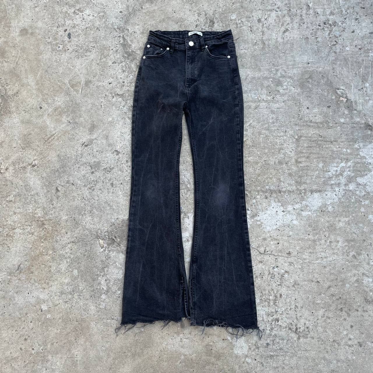 Pull & Bear Vintage Japanese Style Flared Women’s Jeans Pull & Bear Size 30" / US 8 / IT 44 - 2 Thumbnail