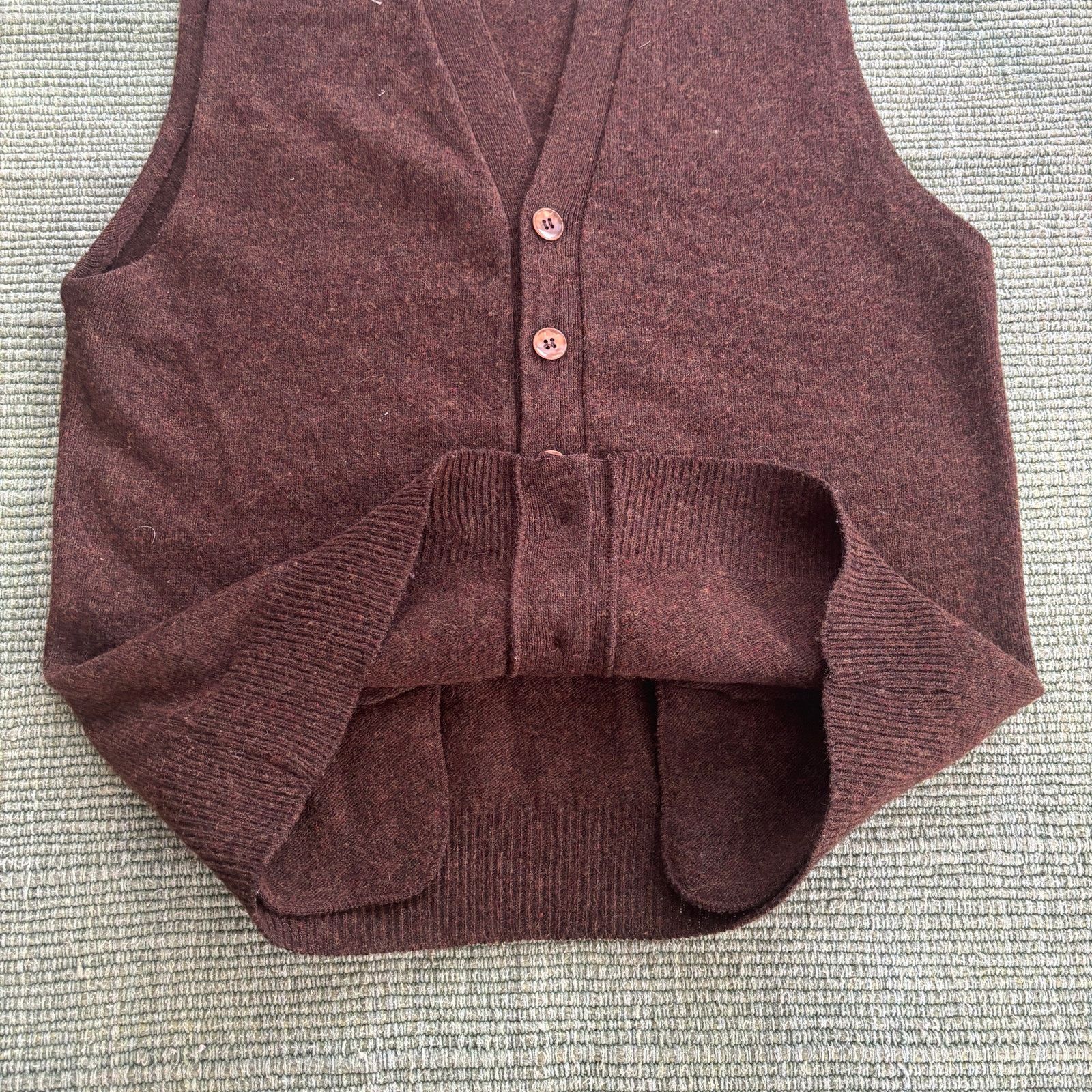 Vintage True vintage 60s brown Campus knit sweater vest Size US M / EU 48-50 / 2 - 5 Thumbnail