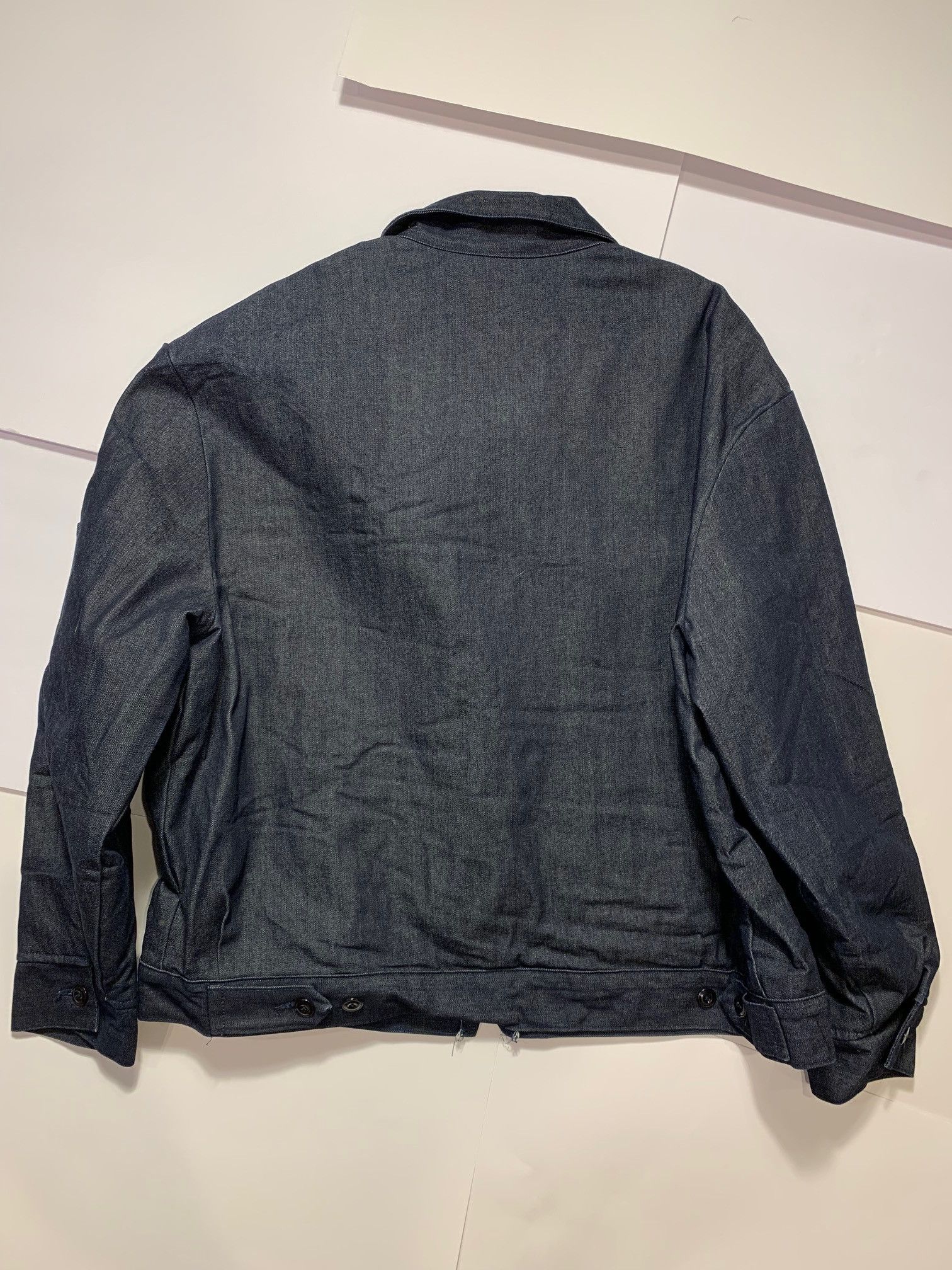 Dickies Vintage distressed deep indigo quilted work jacket dark navy Size US XXL / EU 58 / 5 - 4 Thumbnail