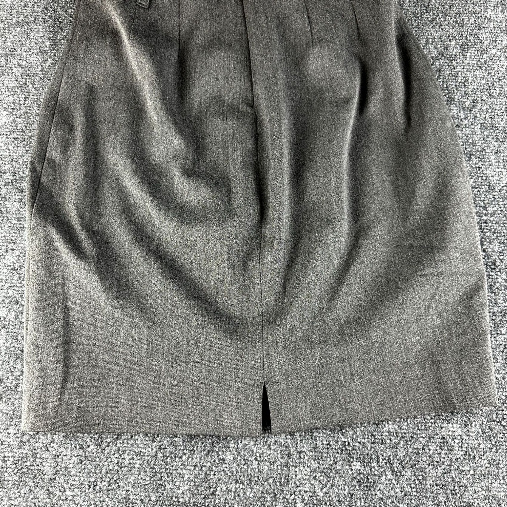 Express Express Womens Skirt Gray Pencil Size 4 Stretch Lined Side Zip Career Size 27" / US 4 / IT 40 - 7 Thumbnail