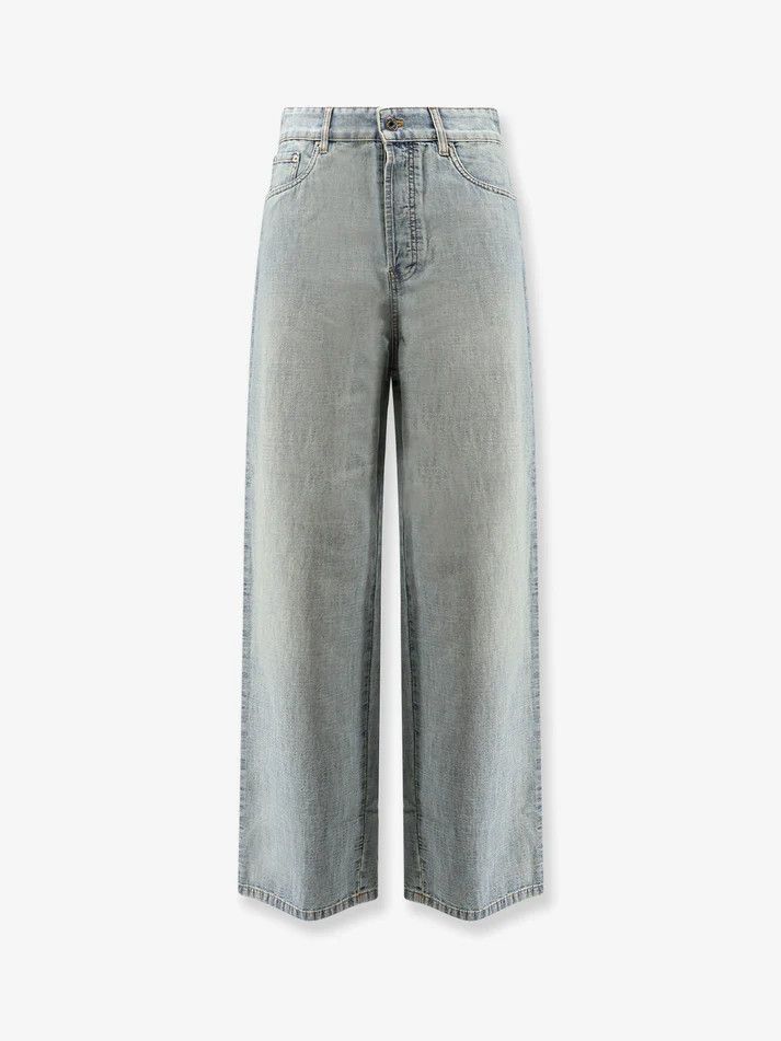 Miu Miu Miu Miu High-Rise Chambray Loose Fit Denim Jeans - NWT Size 26" / US 2 / IT 38 - 1 Thumbnail