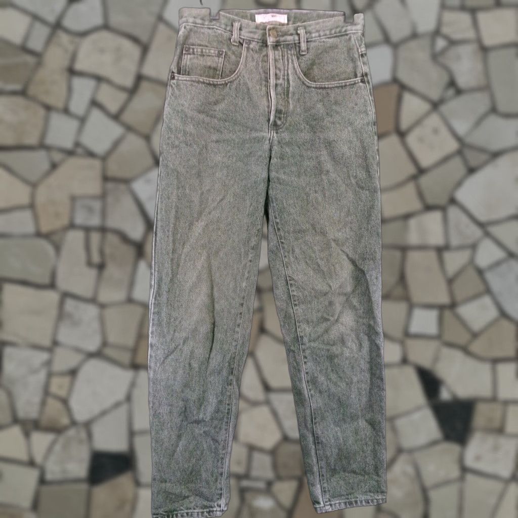VINTAGE Guess Jeans Mens Tapered Leg Jeans 28x31 Green USA 90s