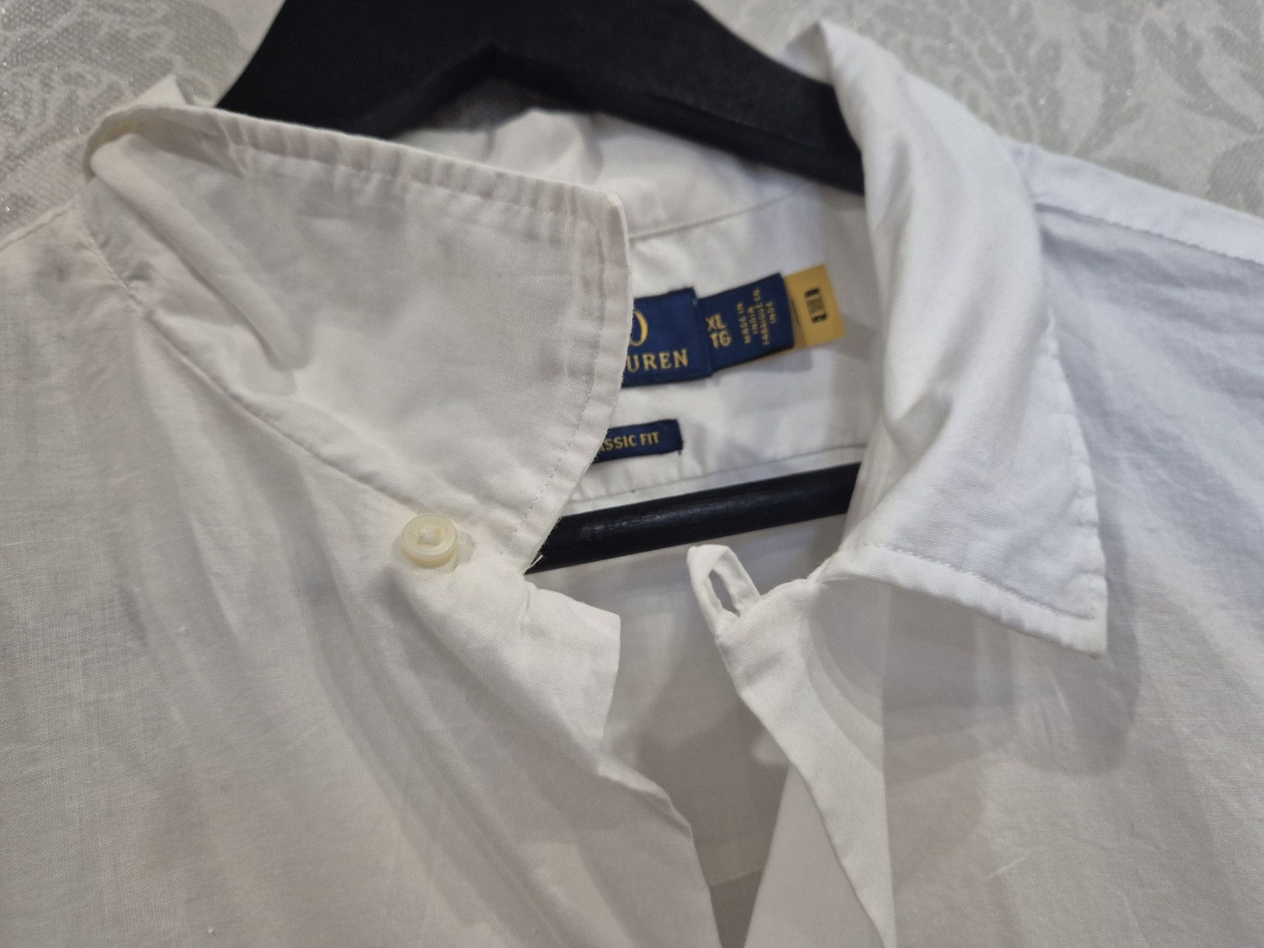 Polo Ralph Lauren Polo Ralph Lauren Shirt Men's White Classic Size US XL / EU 56 / 4 - 4 Thumbnail