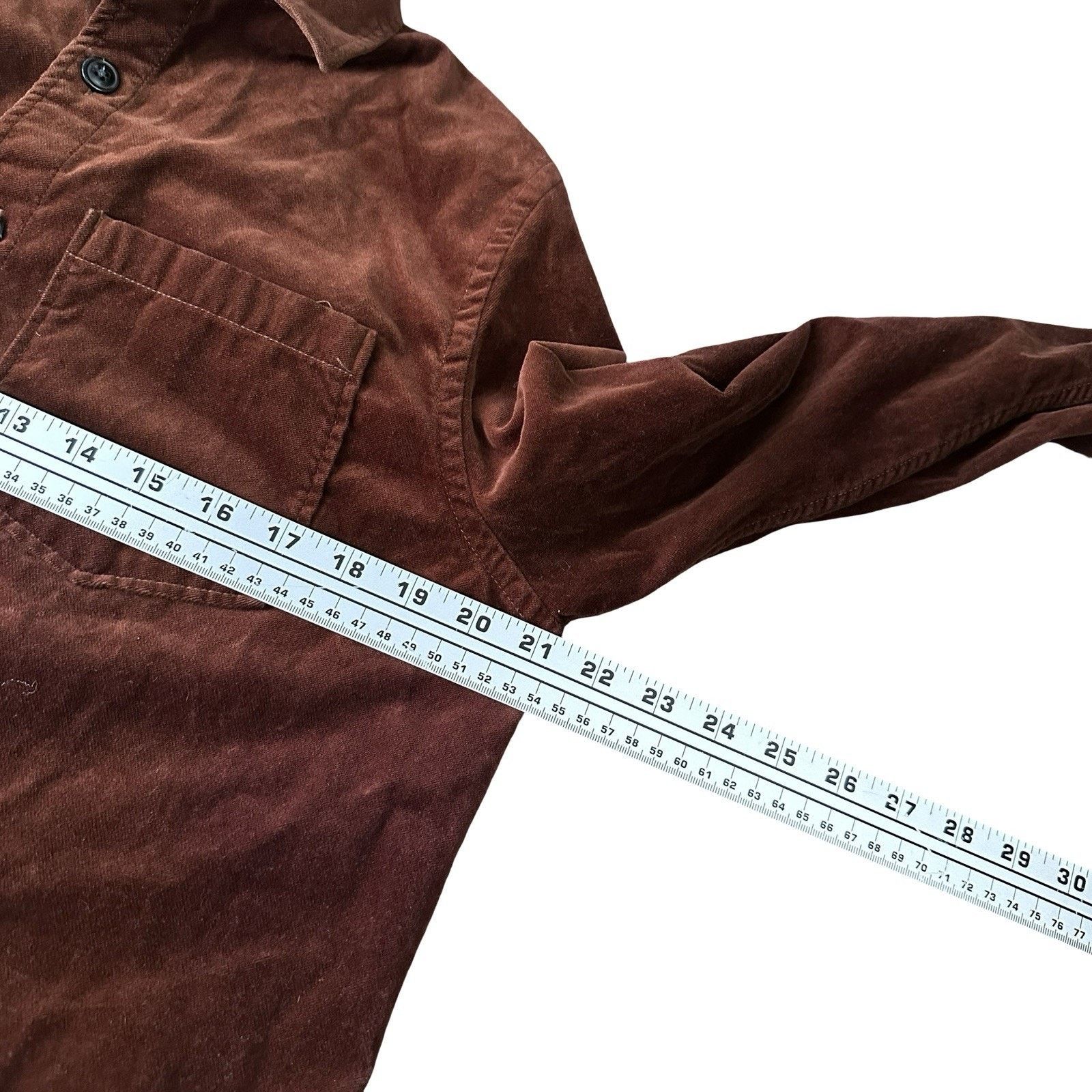 Other Todd Snyder Velvet Shirt Men’s Medium Brown Chest Pockets Size US M / EU 48-50 / 2 - 9 Thumbnail