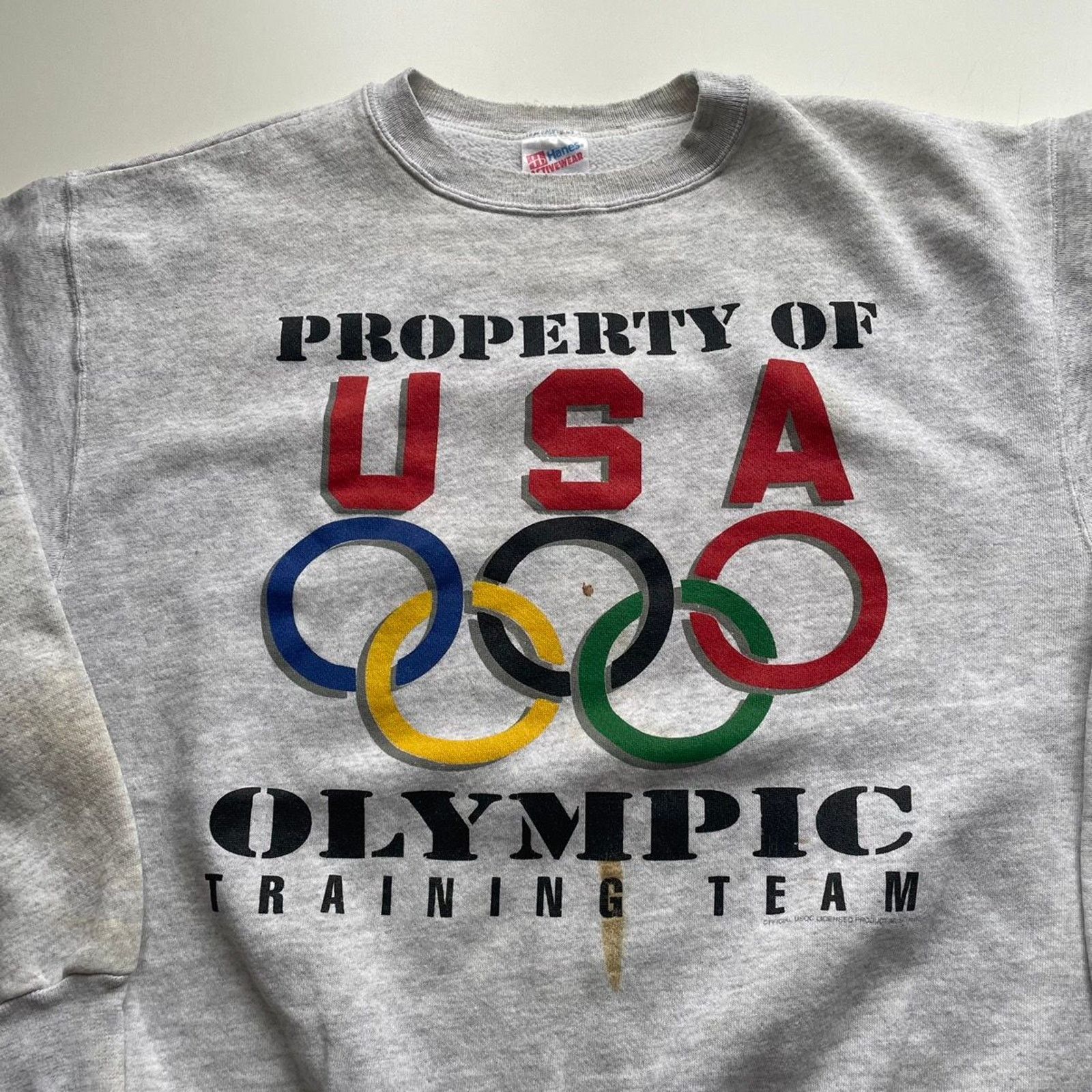 Hanes Vintage 90s USA Olympic Training Team Crewneck XXL Rare Size US XL / EU 56 / 4 - 2 Thumbnail