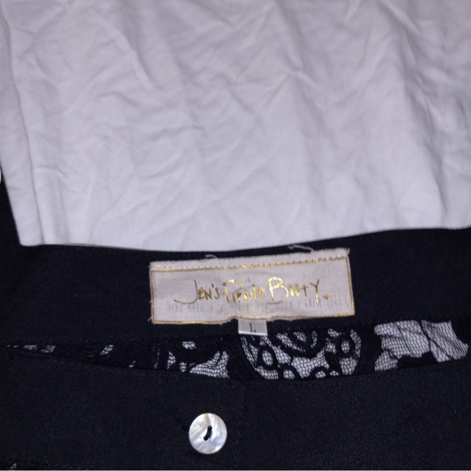 Other Jen's Pirate Booty Women's Lace Top Size Large Size L / US 10 / IT 46 - 4 Thumbnail
