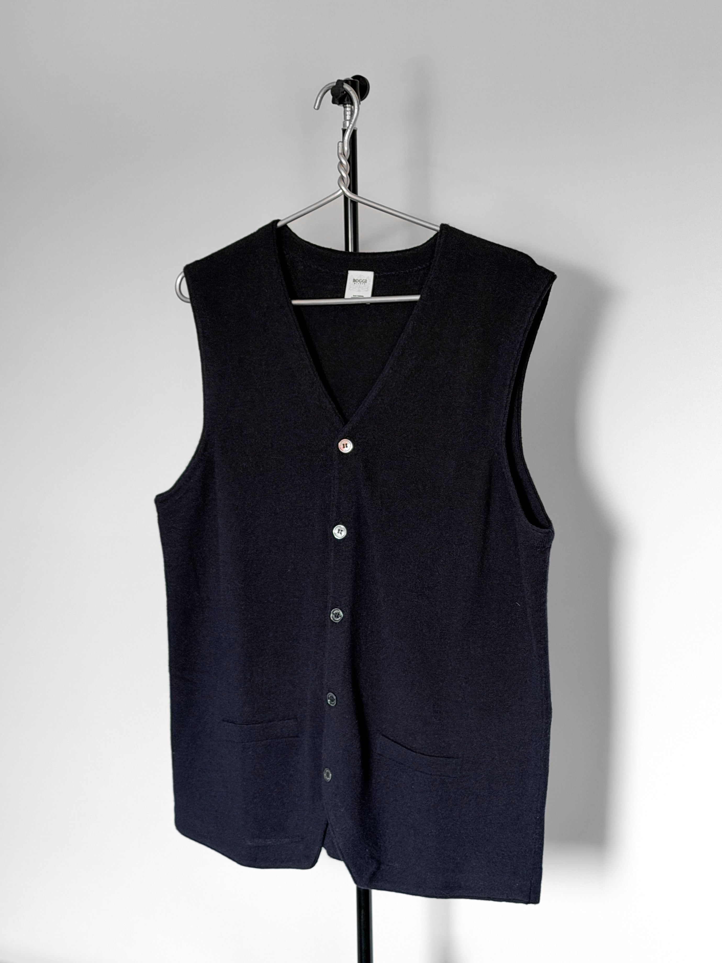 Boggi Boggi Milano Vintage Men’s Wool Vest Size US L / EU 52-54 / 3 - 1 Thumbnail