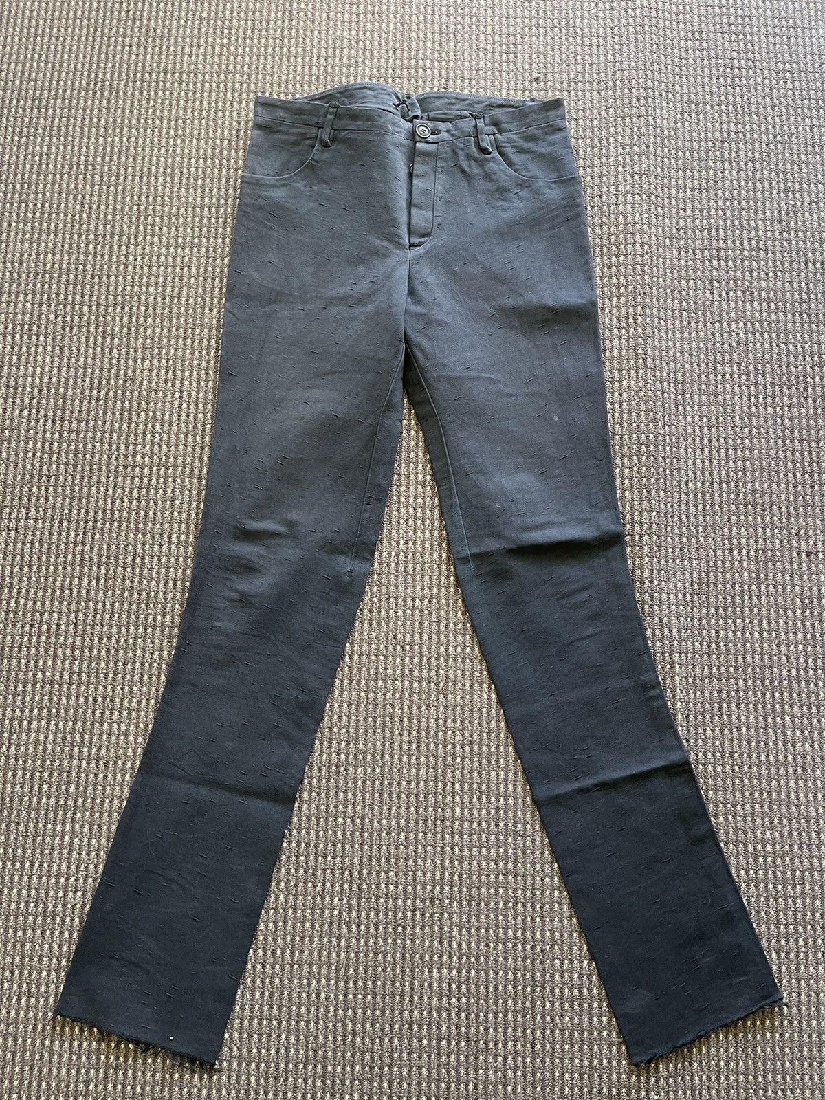 LUC Fly Yarn J Shape Pants