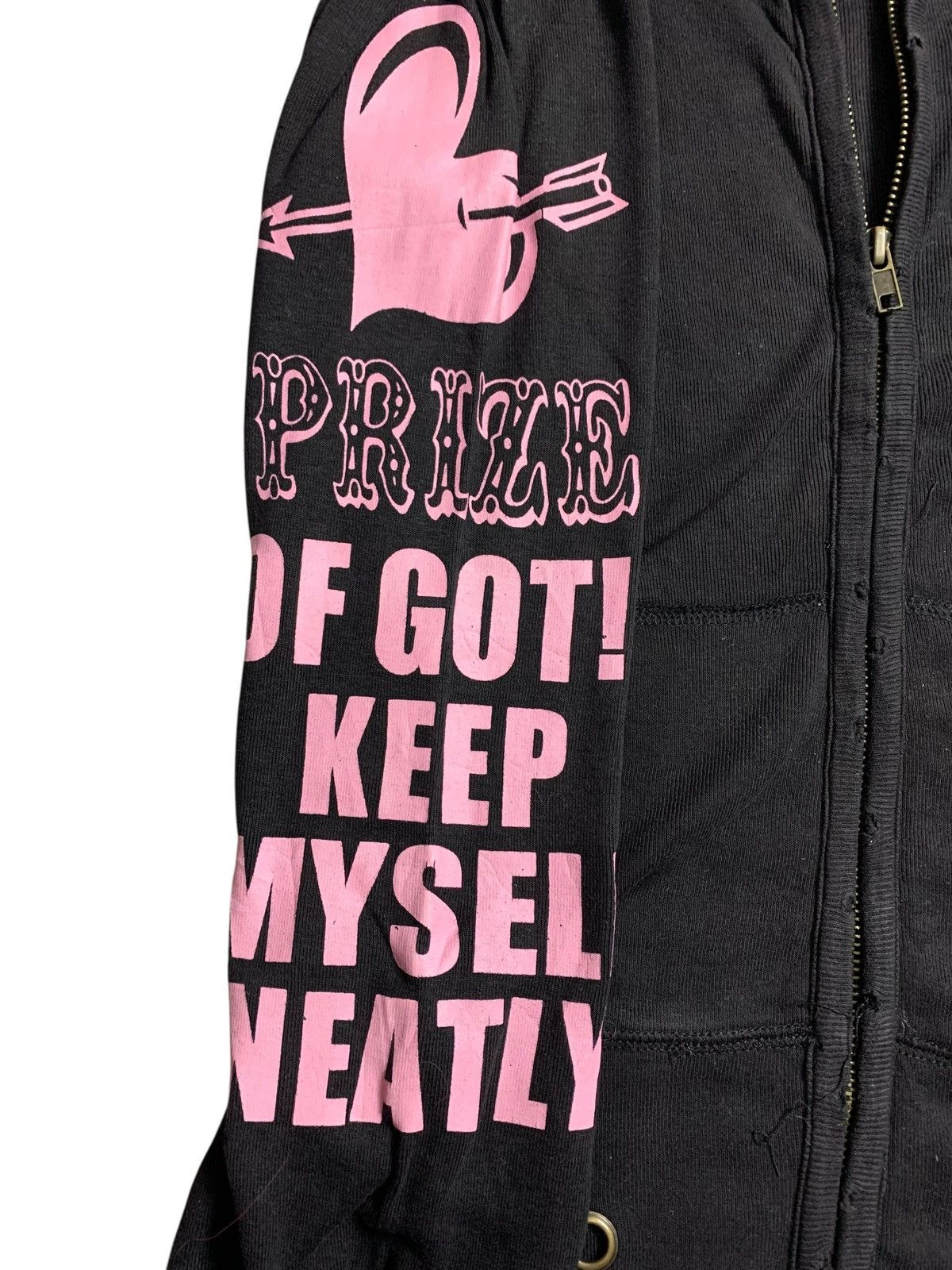 20471120 POEM WINGS ANGEL FUR ZIP HOODIE GOA IFSIX LGB KMRII STYLE Size S / US 4 / IT 40 - 4 Thumbnail