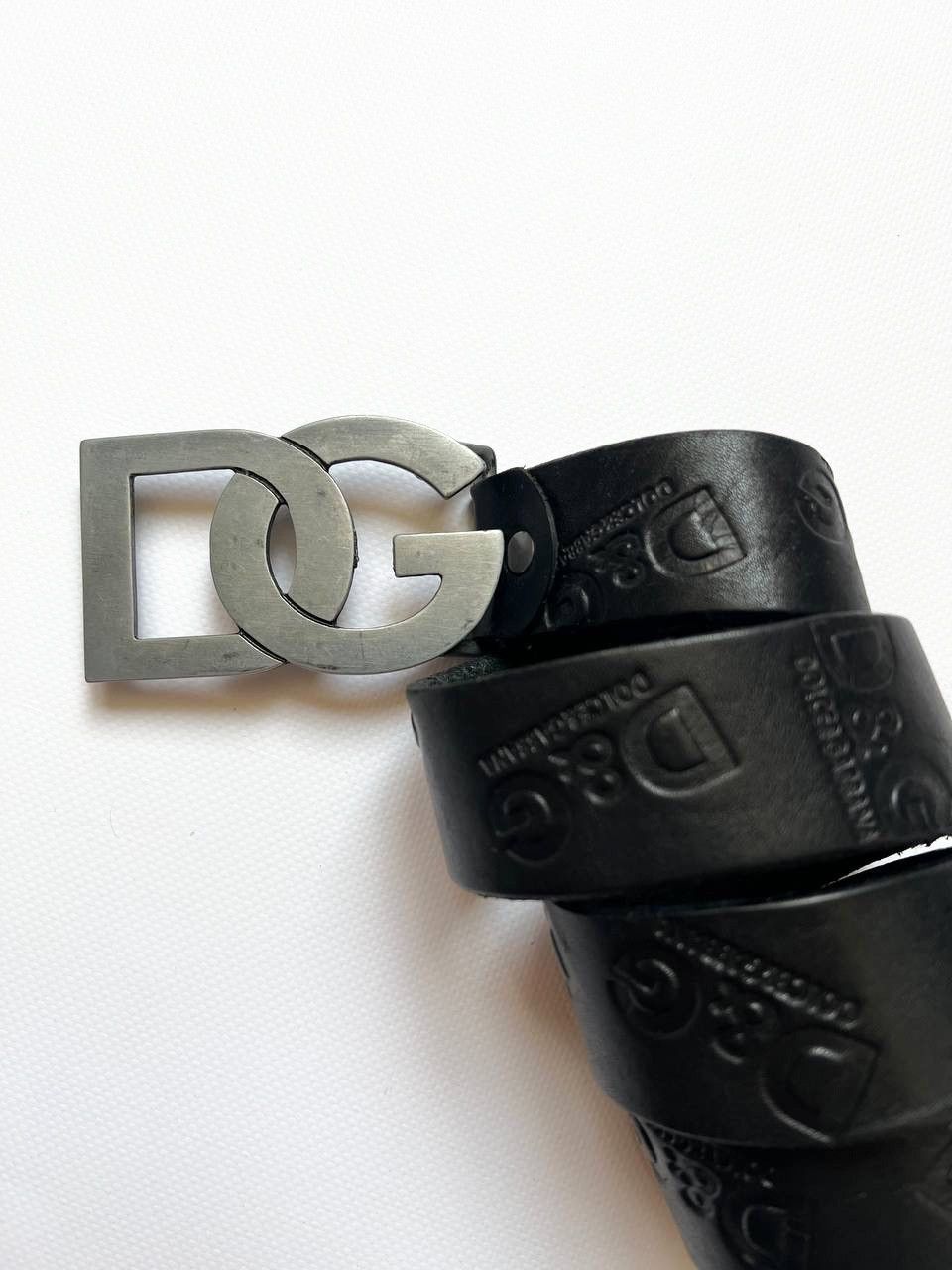 Japanese Brand × Vintage Vintage Dolce Gabbana monogram logo punk leather belt buckle Size ONE SIZE - 2 Thumbnail