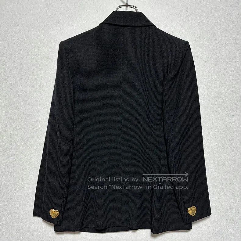Saint Laurent Paris Saint Laurent Paris Black Wool Antique Suit Jacket with La Size US L / EU 52-54 / 3 - 7 Thumbnail
