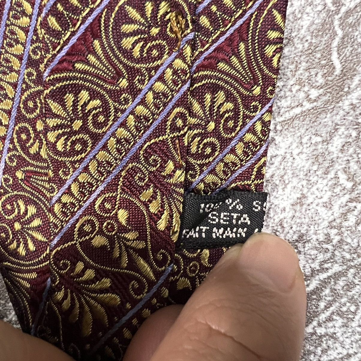 Christian Dior Monsieur × Dior Christian Dior Monsieur Vintage Paisley Abstract Printed Tie Size ONE SIZE - 6 Thumbnail