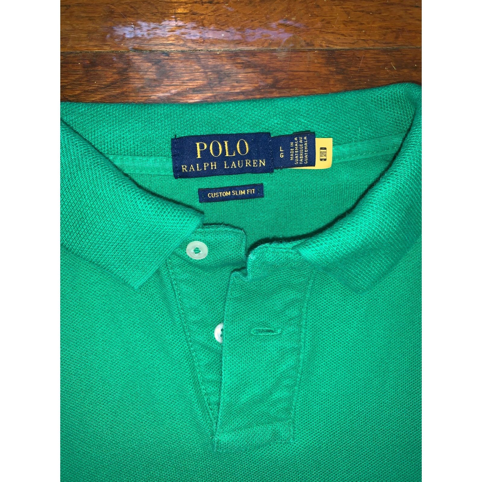 Other × Polo Ralph Lauren US Open Tennis Polo Shirt Womens Large Green Slim Fit Size L / US 10 / IT 46 - 4 Thumbnail