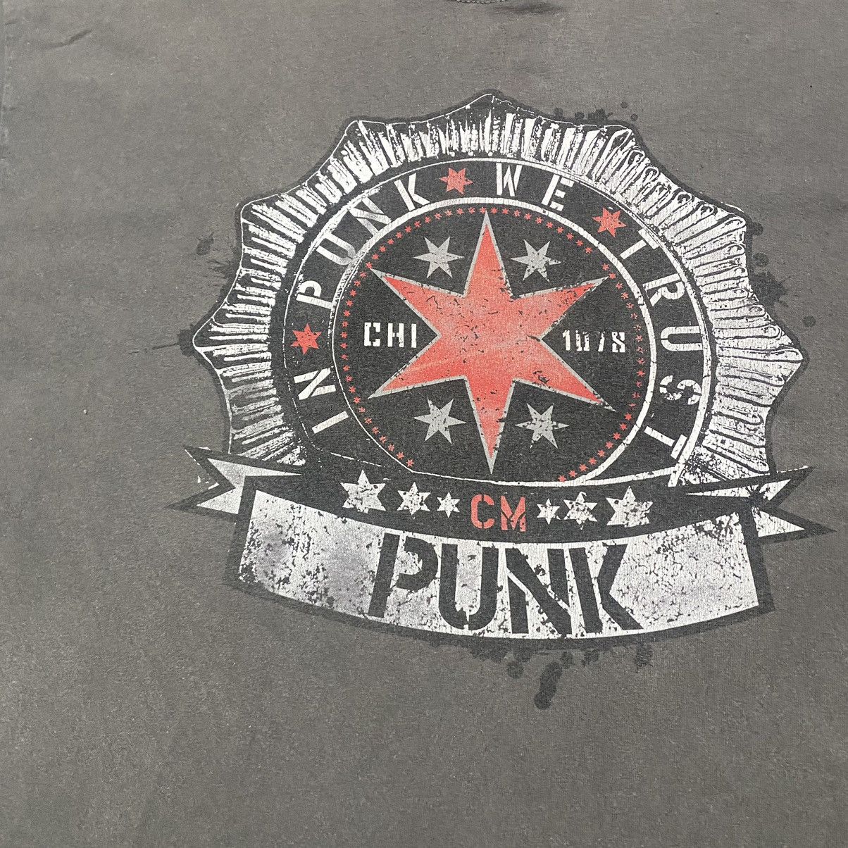 Vintage Vintage Y2K CM PUNK Best in the World Shirt Size US XL / EU 56 / 4 - 16 Thumbnail