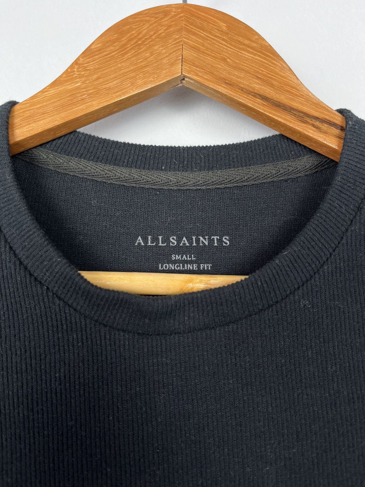 Allsaints Allsaints Luge LS Crew Polyester & Cotton Long Sleeve Tee Size US S / EU 44-46 / 1 - 7 Thumbnail