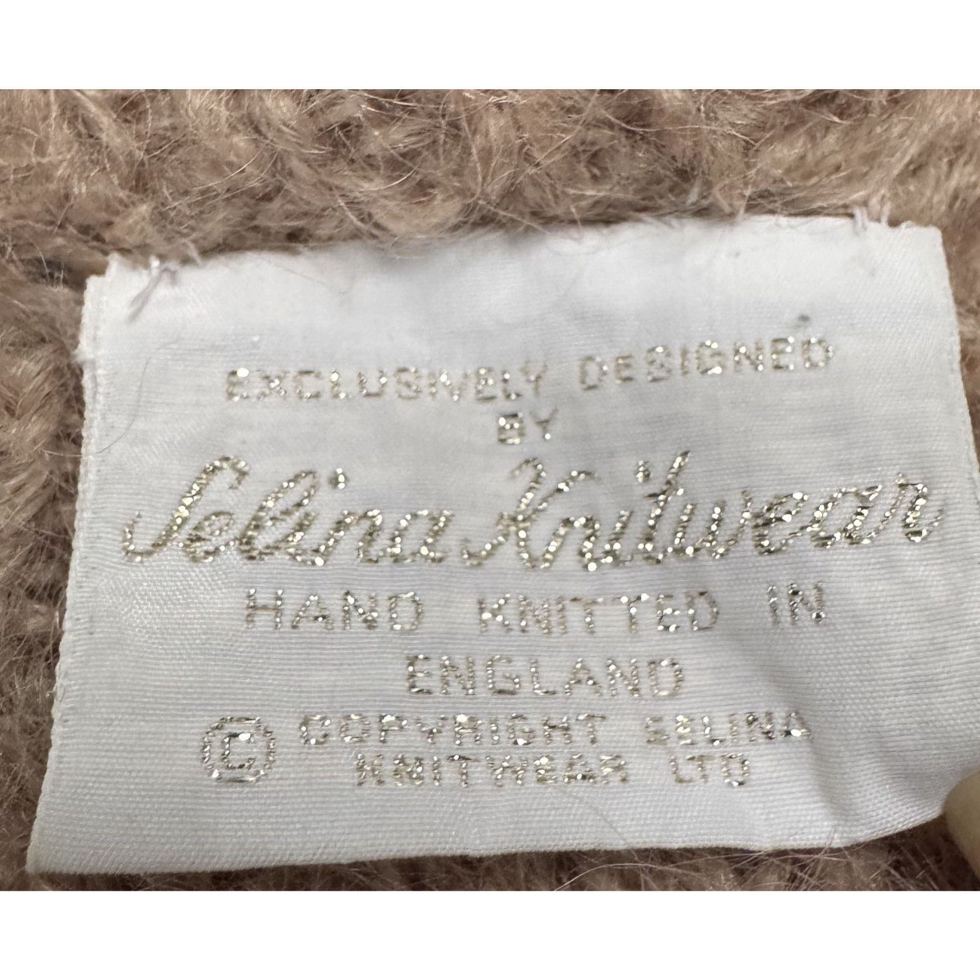 Vintage Vtg SELINA KNITWEAR Mohair Pastoral Farm Handmade Sweater En Size M / US 6-8 / IT 42-44 - 9 Thumbnail