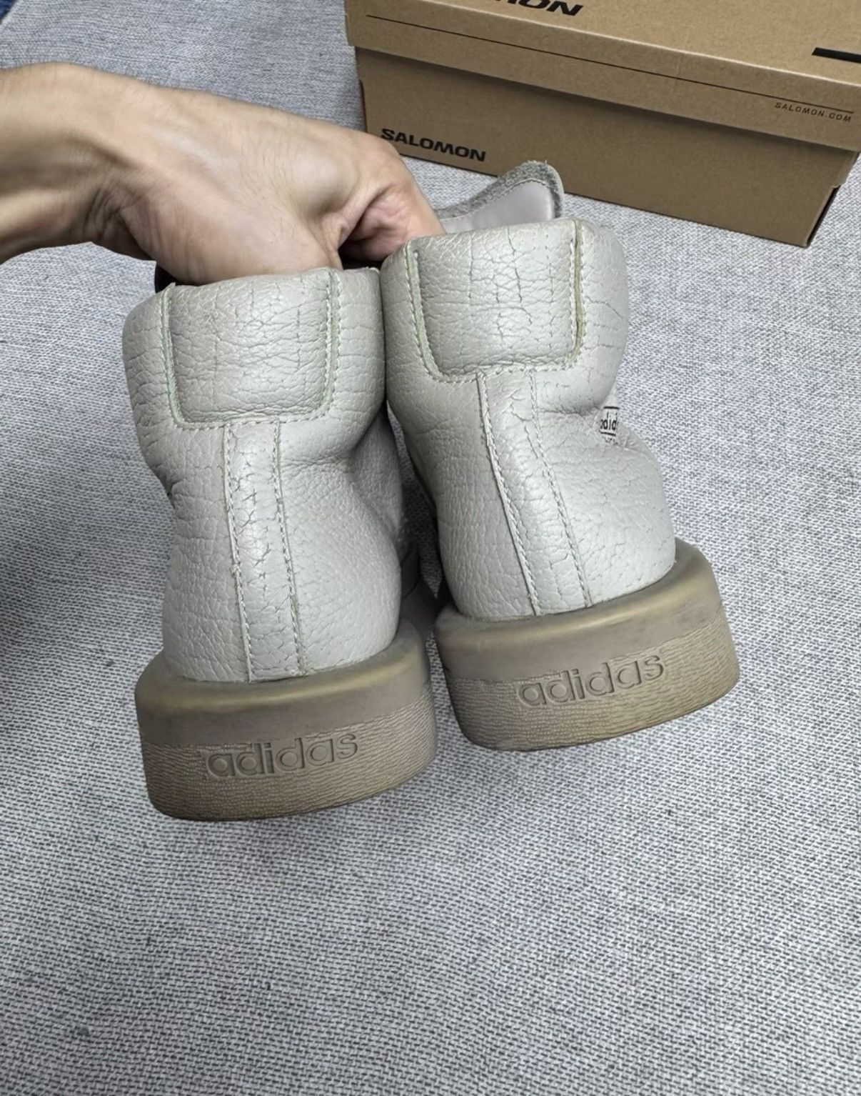 Adidas Adidas x Rick Owens Superstar High K37 Size US 8 / EU 41 - 7 Thumbnail