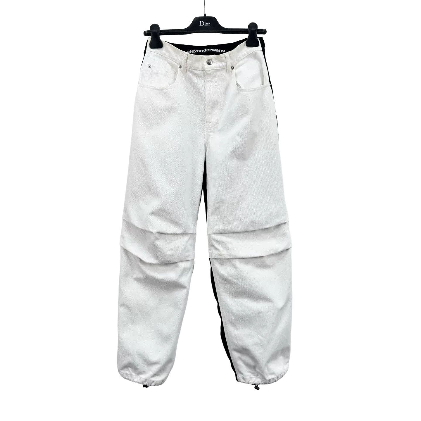 Alexander Wang Alexander Wang Paneled Denim Cargo Pants 25 Size 25" / US 0 / IT 36 - 1 Thumbnail