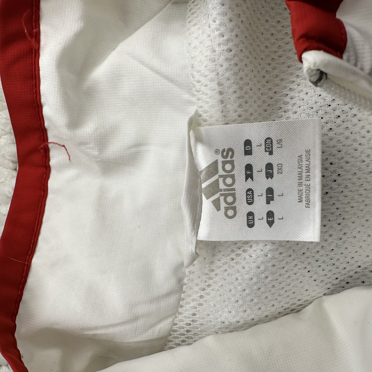 Adidas Rare 2004 Athens USA Windbreaker Jacket Size Large Size US L / EU 52-54 / 3 - 5 Thumbnail