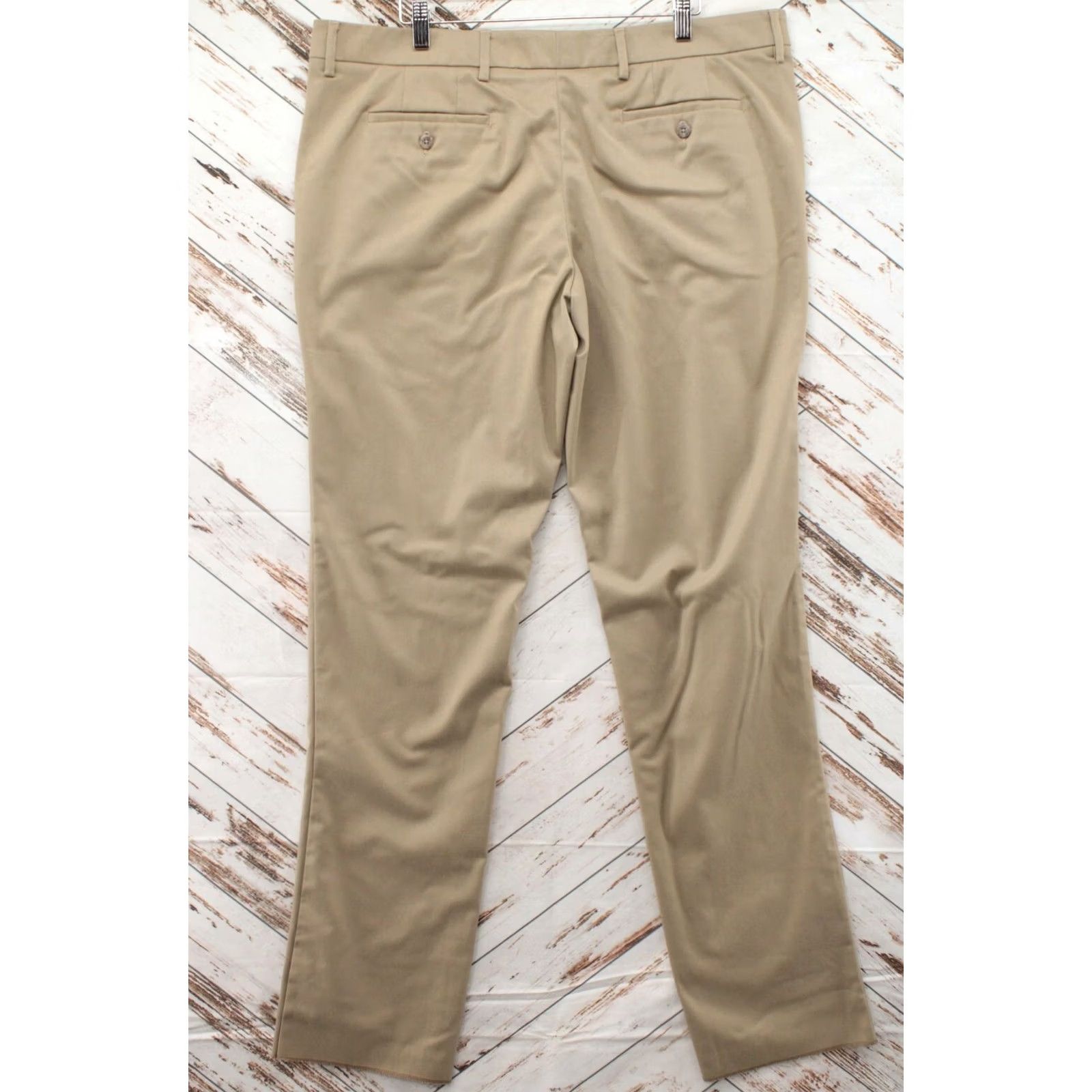 Mizzen+Main Mizzen + Main Pants Mens 40 Tan Un-Hemmed Tapered Performance Golf Preppy USA Pants Size US 40 / EU 56 - 4 Thumbnail