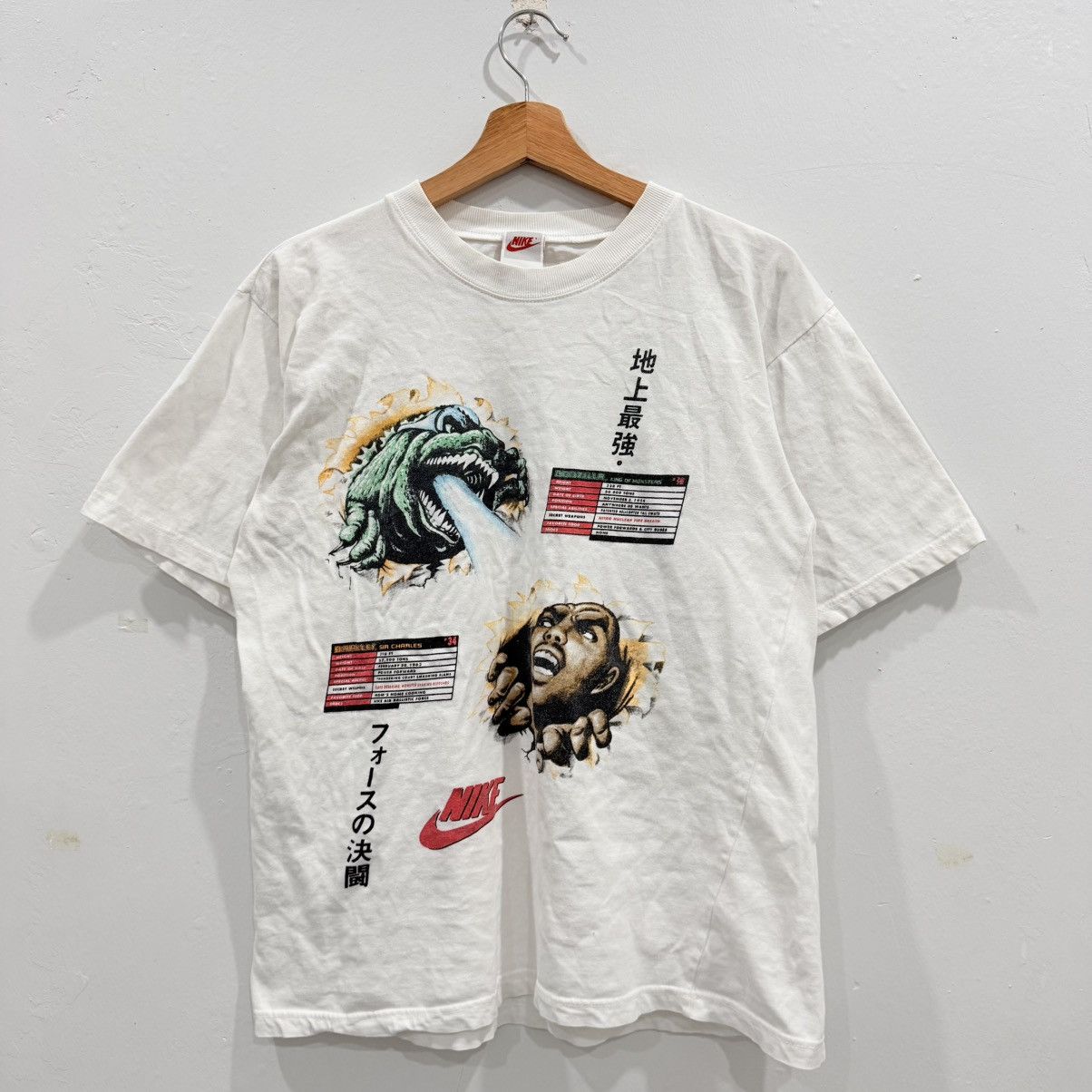 Nike Vintage Nike Godzilla vs Barkley Tee Size US M / EU 48-50 / 2 - 1 Thumbnail