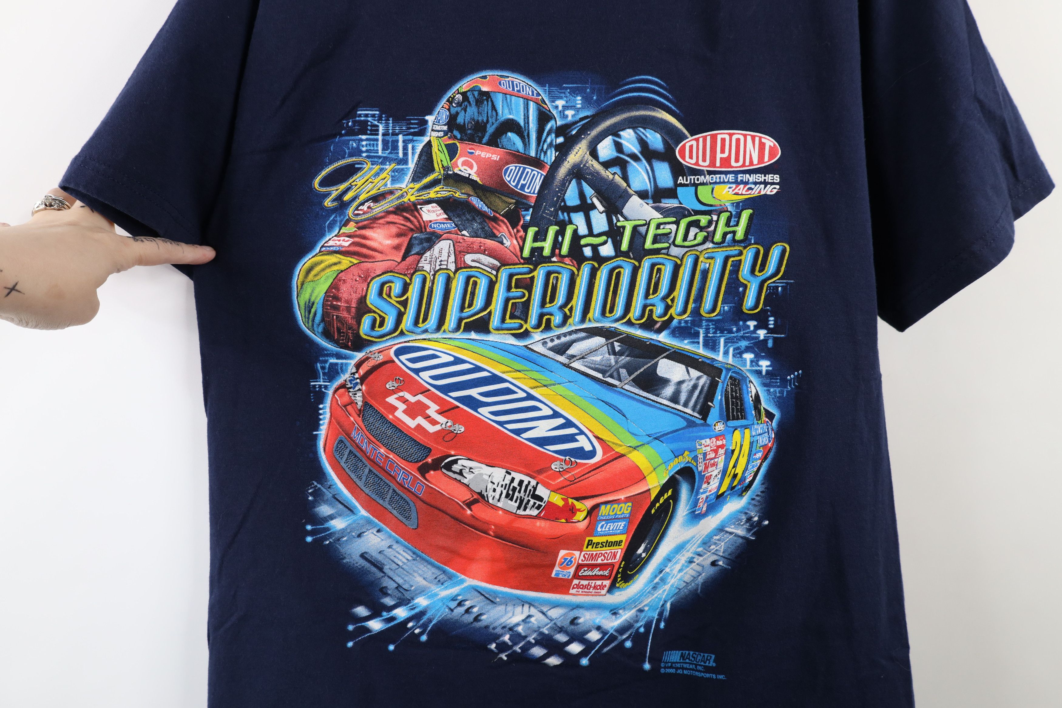Vintage Vintage Y2K 2000 NASCAR AOP Jeff Gordon Racing T-Shirt Size US M / EU 48-50 / 2 - 4 Thumbnail