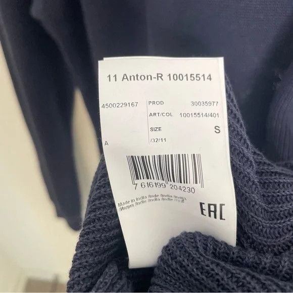 Strellson Strellson Anton Mercerized Cotton Knit Crewneck Sweater Size US S / EU 44-46 / 1 - 4 Thumbnail