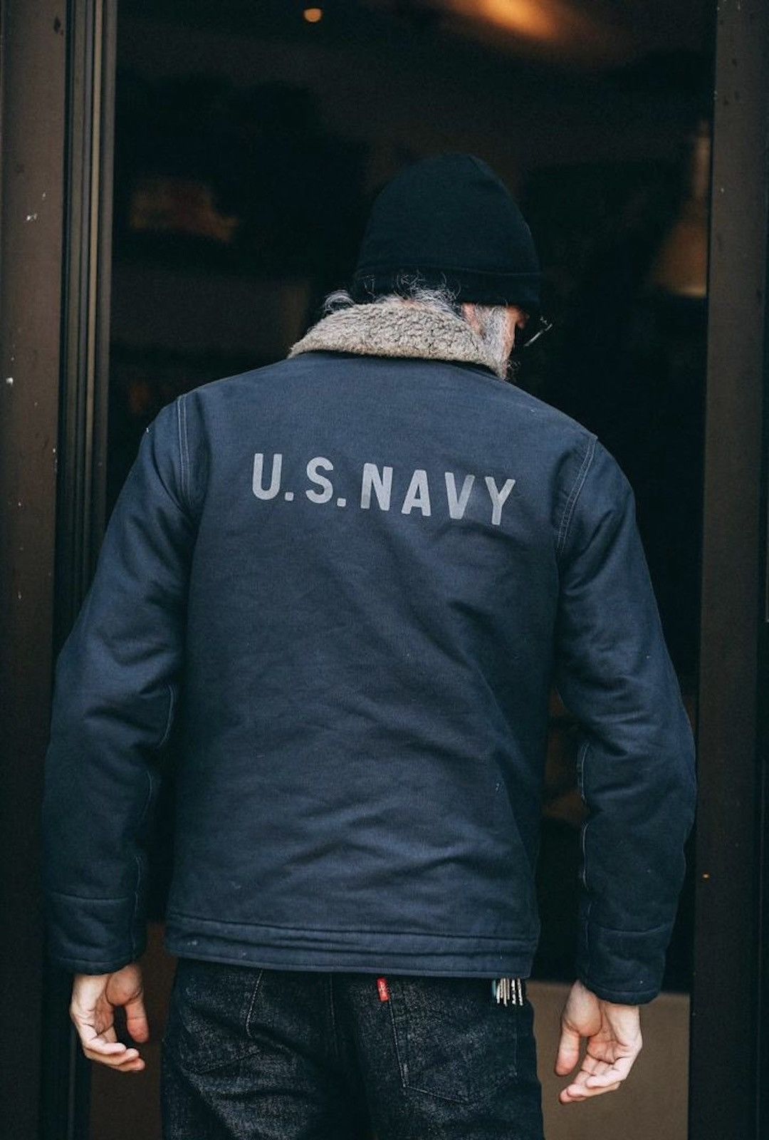 Buzz Rickson's 🔥RARE VINTAGE U.S.NAVY N-1 DECK JACKET BUZZ RICKSON’s TOYO Size US L / EU 52-54 / 3 - 1 Thumbnail