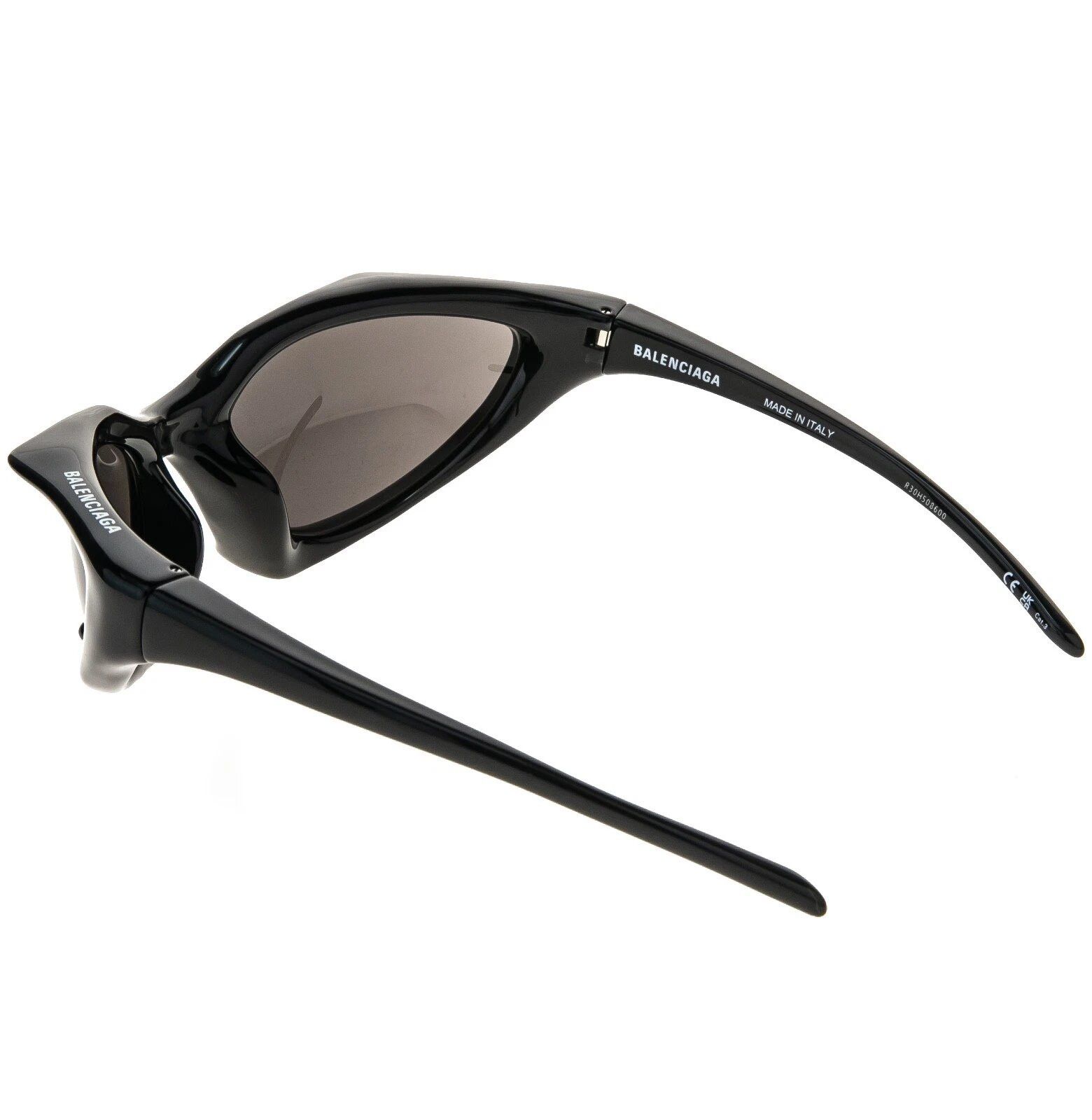 Balenciaga BALENCIAGA BB0352S RUNNER CAT 0352 Black Angular Mask 001 Size ONE SIZE - 6 Thumbnail