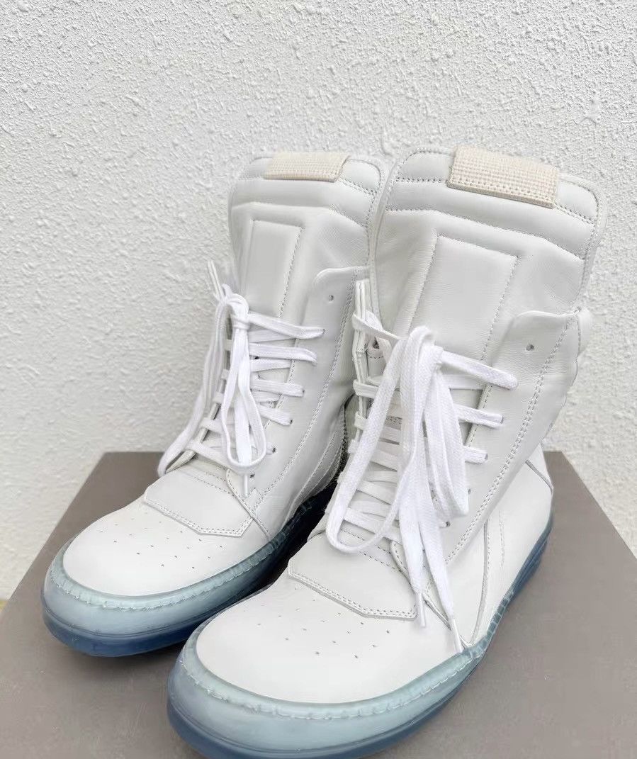 Rick Owens Rick Owens high-top shoes with transparent sole Size US 8 / IT 38 - 2 Thumbnail