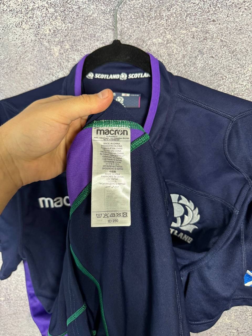 Macron Macron Men's Rugby Union Scotland 2018/19 Medium Jersey Size US M / EU 48-50 / 2 - 10 Thumbnail