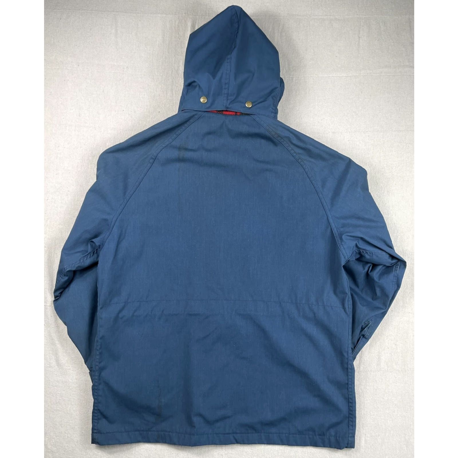 Vintage VINTAGE Woolrich Parka Coat Wool Lined Hooded USA Winter Coat Men L Blue 80s Hiking Size US L / EU 52-54 / 3 - 4 Thumbnail