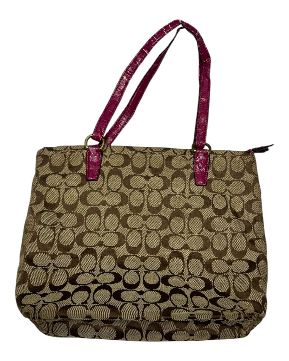 Coach × Vintage 🔥VINTAGE COACH AUTHENTIC MONOGRAM HANDBAG Size ONE SIZE - 2 Thumbnail