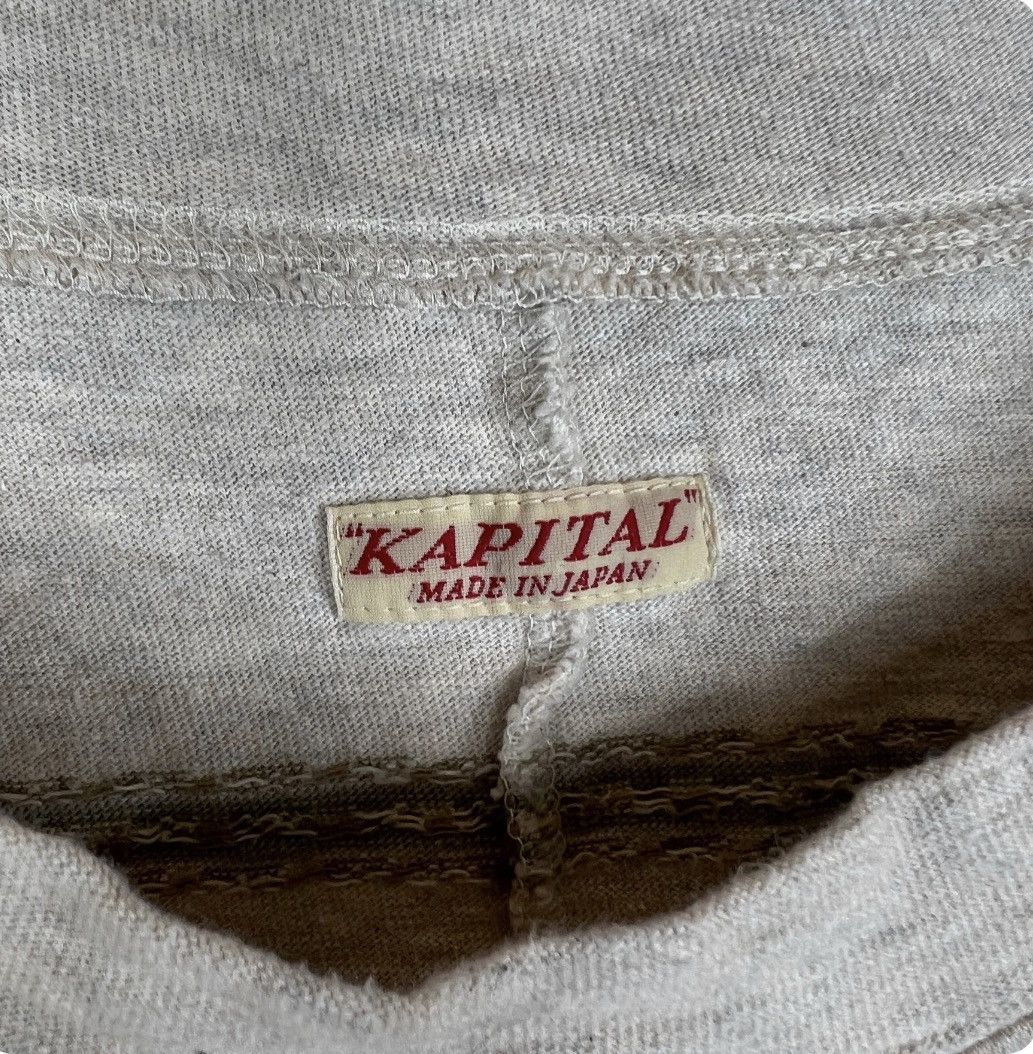 Kapital Kapital Gray Aztec Longsleeve T-Shirt Size US L / EU 52-54 / 3 - 3 Thumbnail